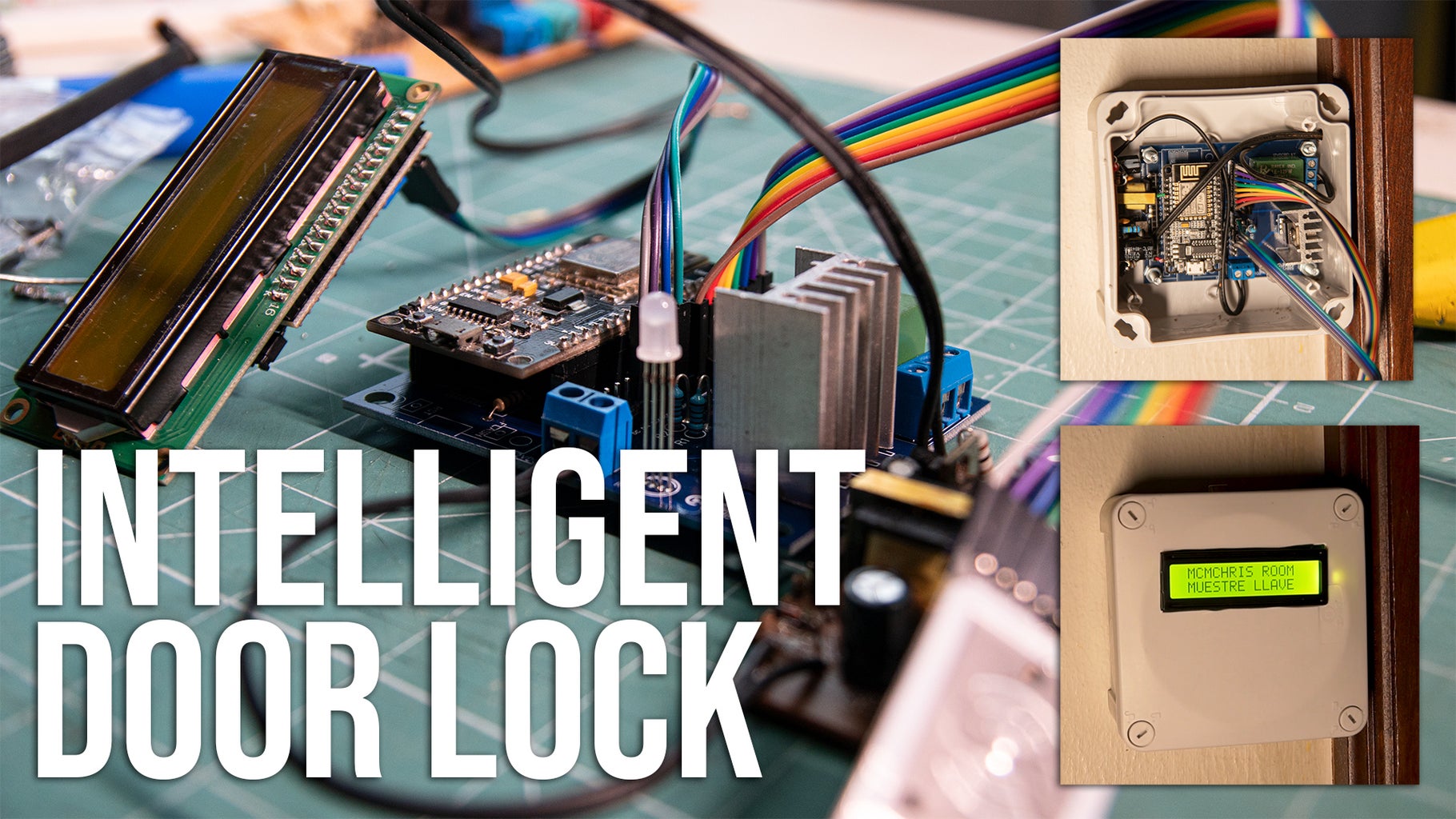 RFID Smart Door Lock With ESP8266 : 8 Steps Circuit Diagram