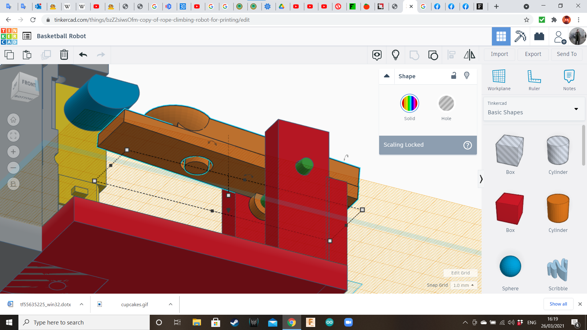 Tinkercad Robotics for School Basketball Machine! 16 Steps (with