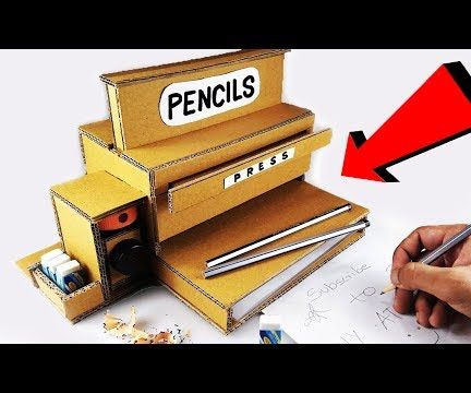 How To Make A Pencil Sharpener Dispenser Machine From Cardboard Diy At Home 15 Steps Instructables - Simple Diy Machines How To Make A Pencil Sharpener Dispenser Machine From Cardboard Diy At Home 15 Steps Instructables - Simple Diy Machines