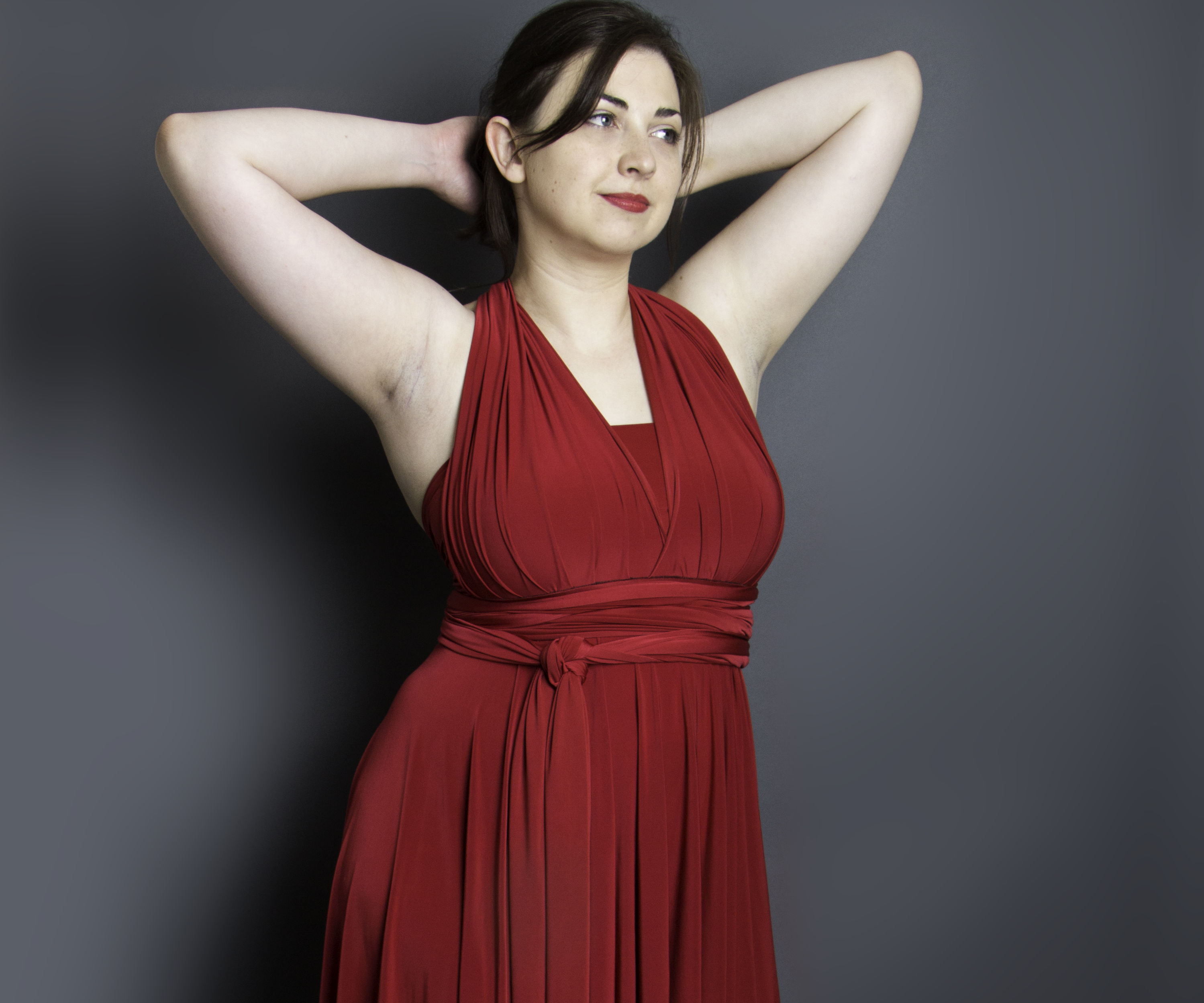ways to wear infinity dress with tube