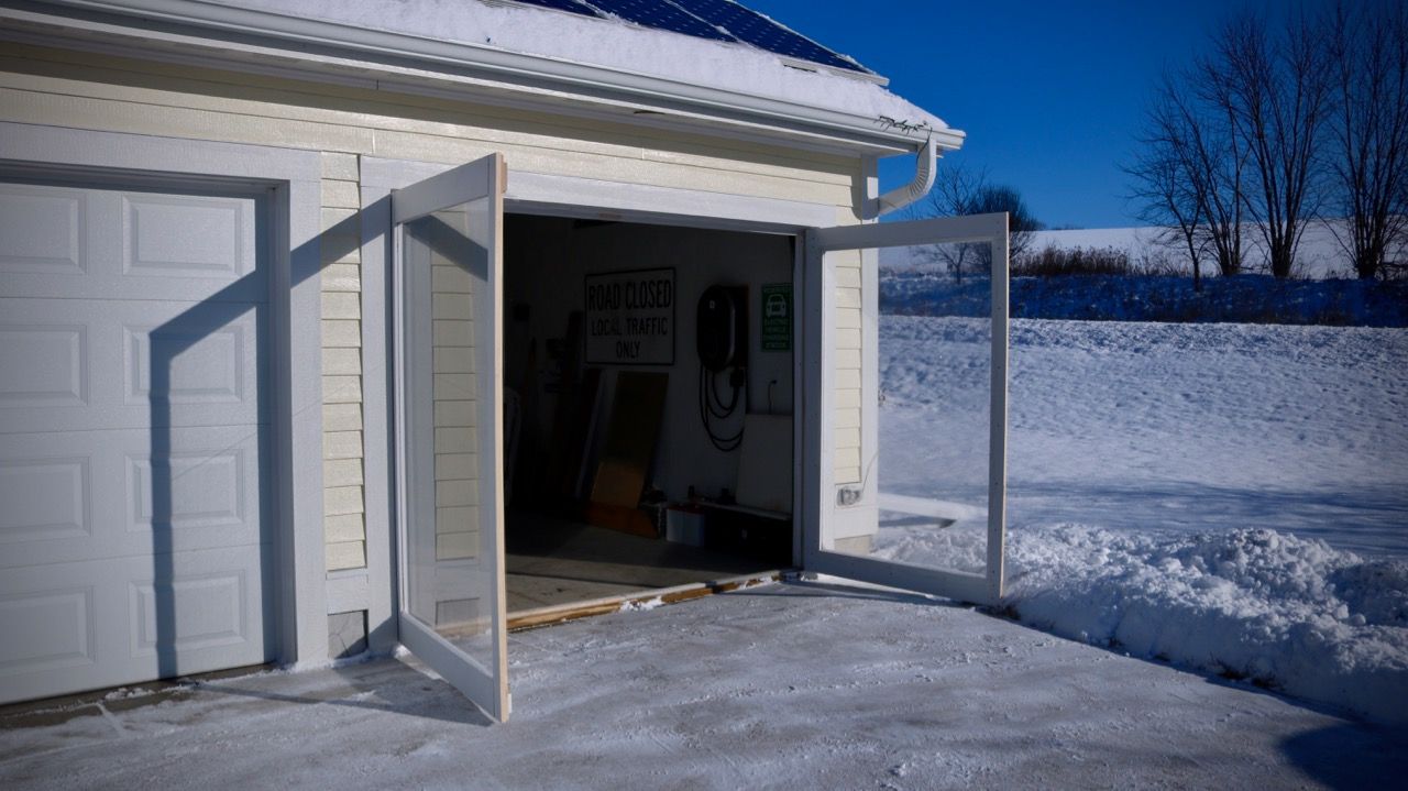 Passive Solar Garage Door 9 Steps With Pictures Instructables