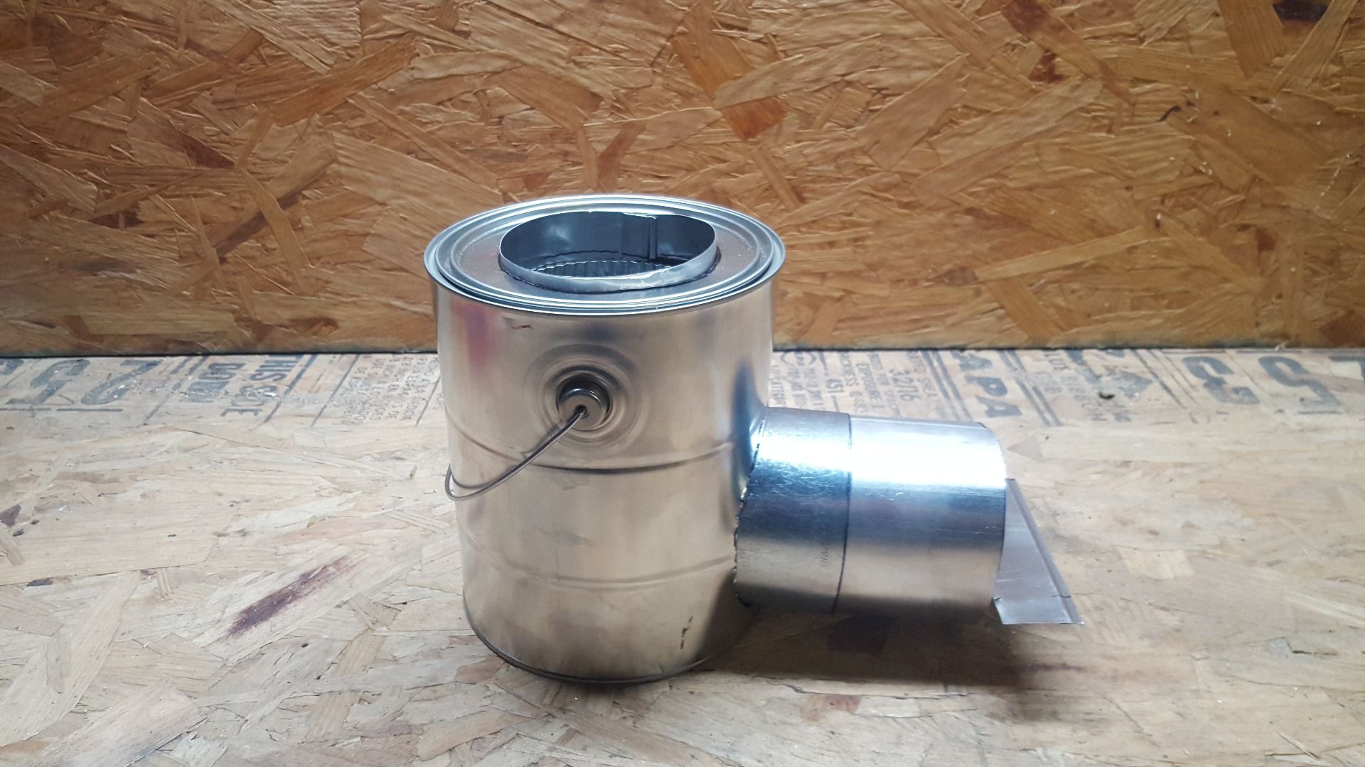 Under $20 Rocket Stove/Heater