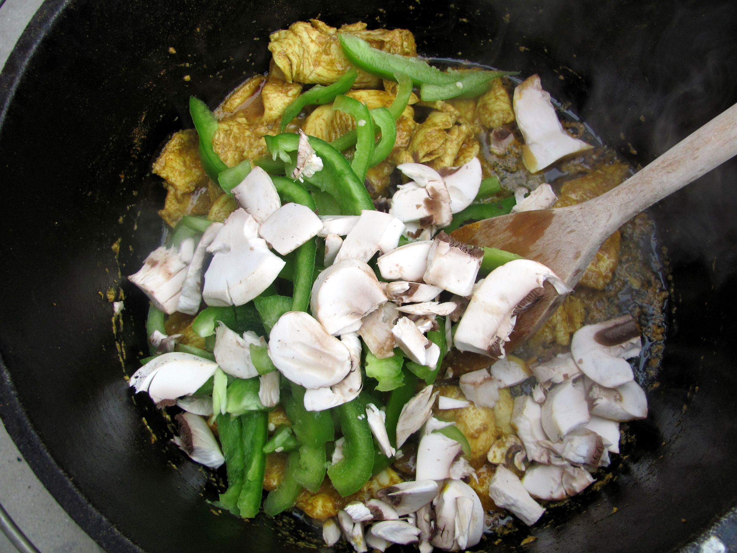 Dutch Oven Thai Curry Noodles 10 Steps Instructables
