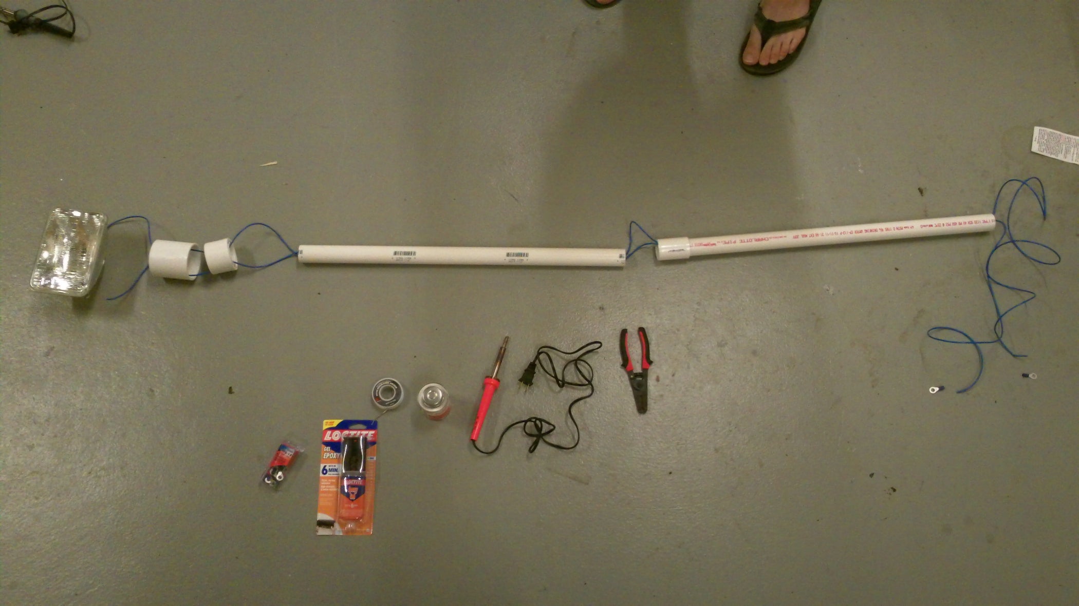 Flounder Gigging Light 5 Steps Instructables