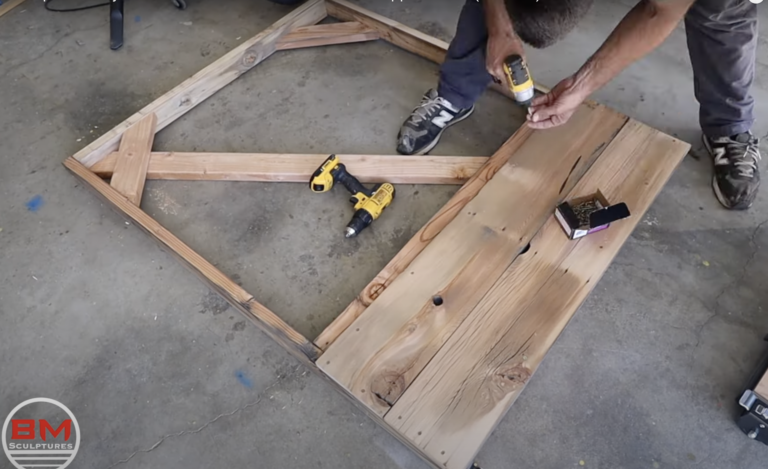 Wooden Gate and Fence With Concrete Post 11 Steps (with Pictures