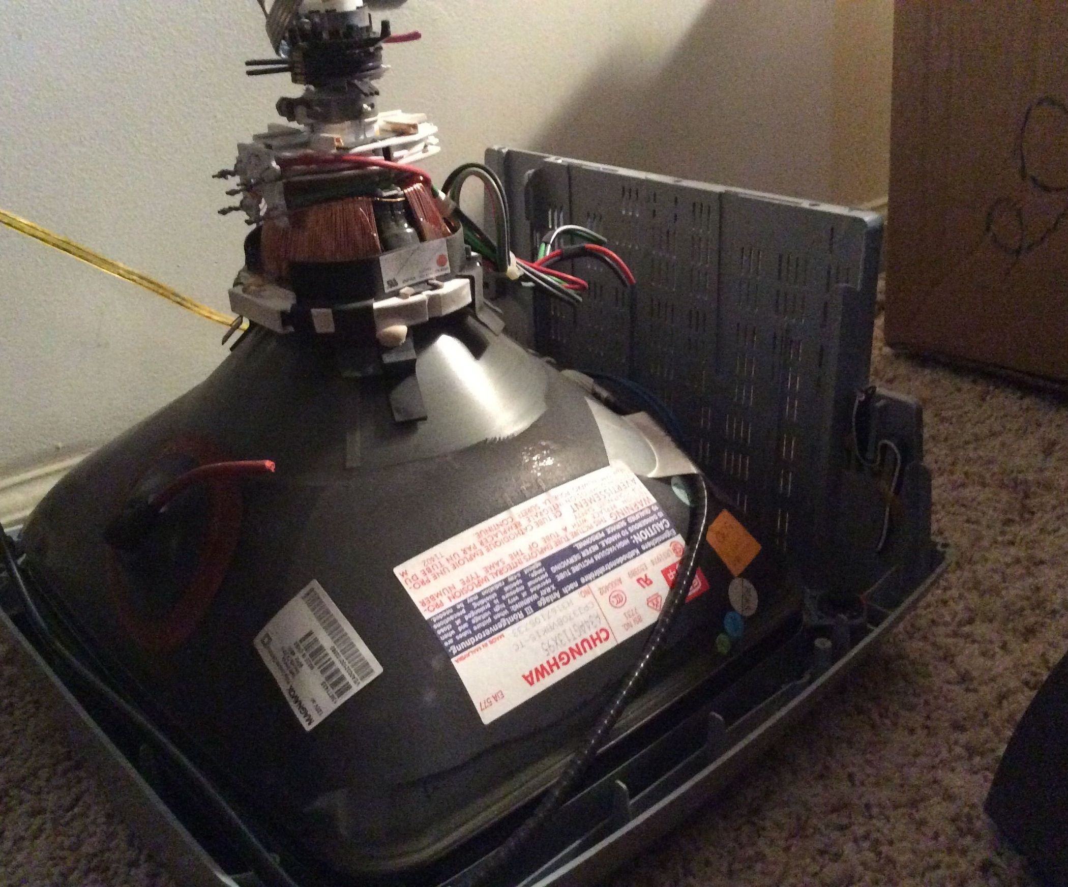 How to SAFELY Salvage Cathode Ray Tube Televisions 8 Steps (with
