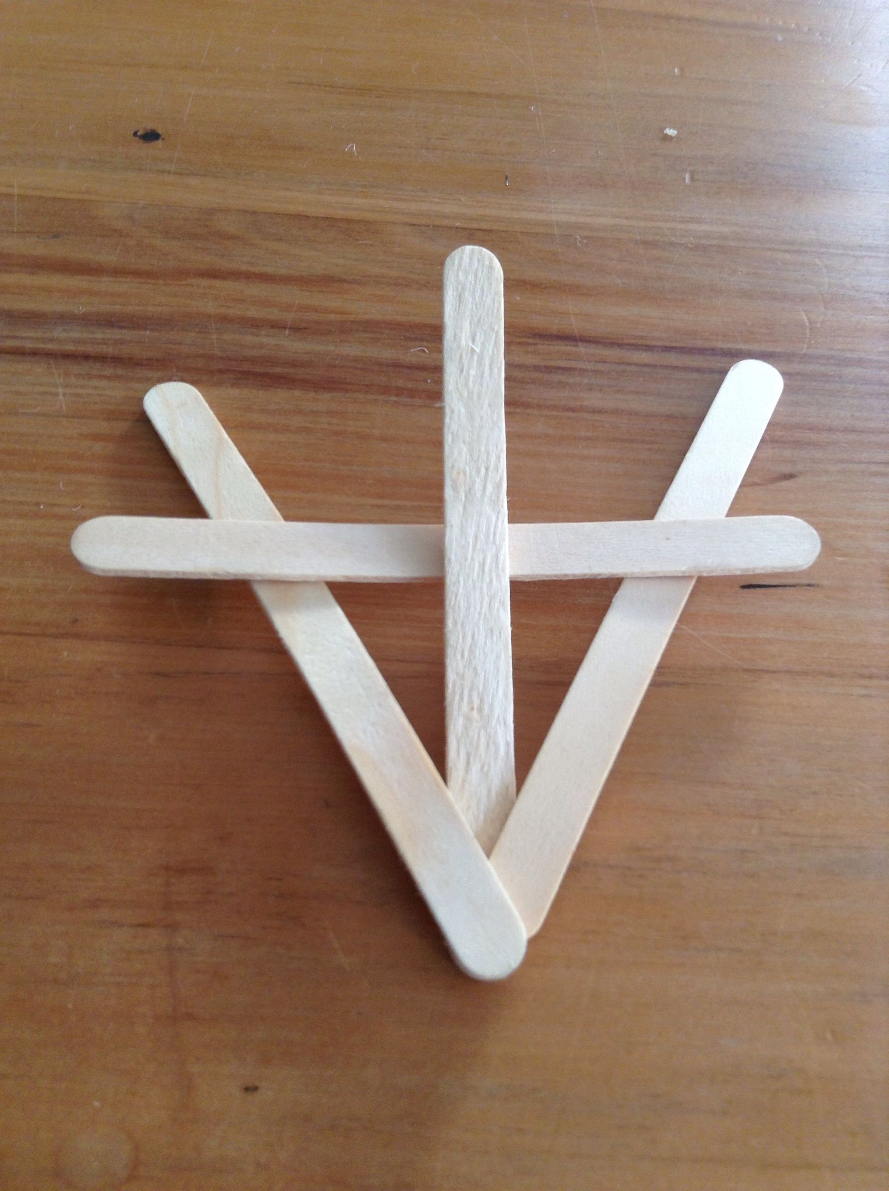 Popsicle Stick Ninja Star 3 Steps Instructables