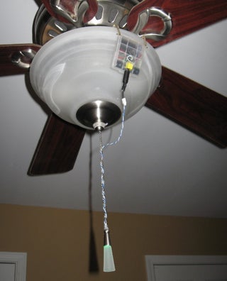 Ceiling Fan Pull Chain Nightlight 11 Steps With Pictures Instructables Ceiling Fan Pull Chain Nightlight 11, Ceiling Fan Chain