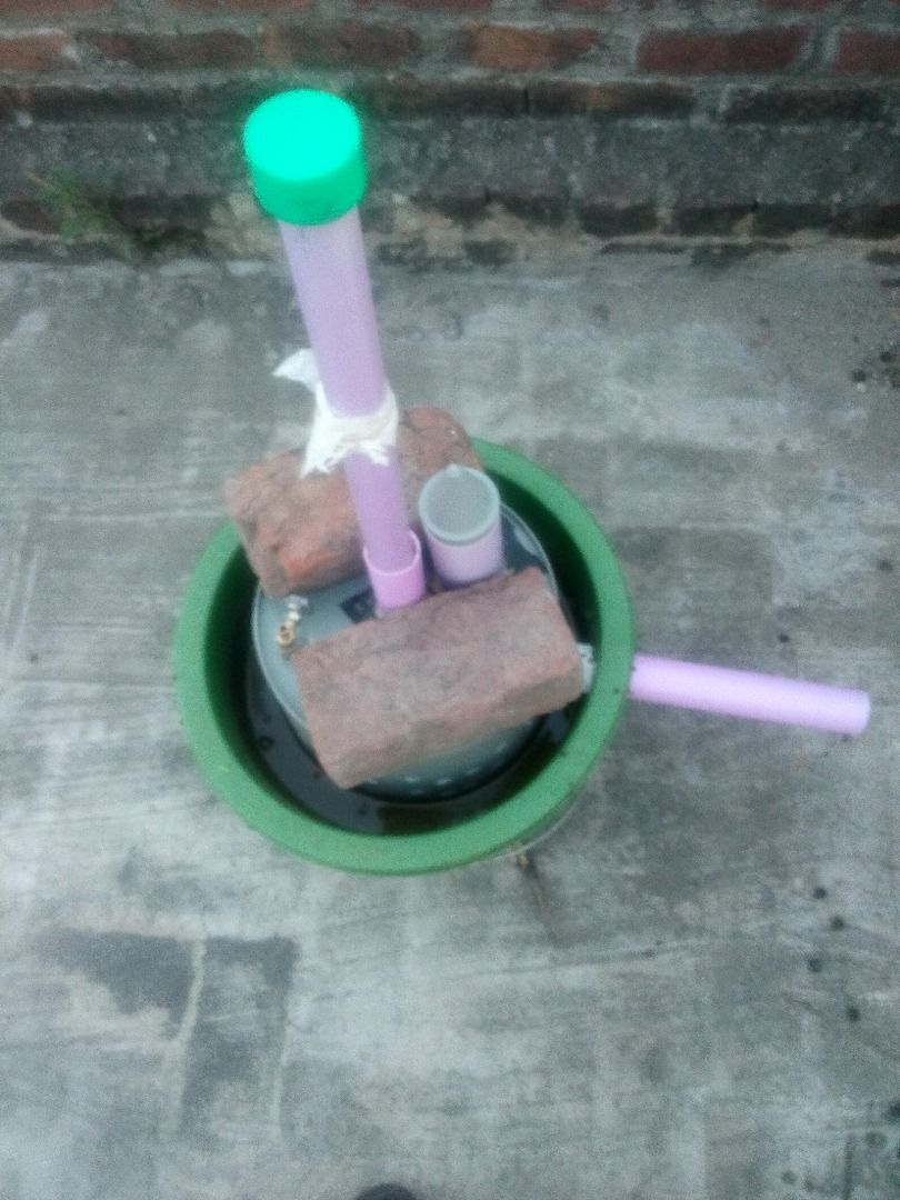 Mini Bio-gas Plant Using Food Waste, Decomposable Organic Material and Kitchen Waste