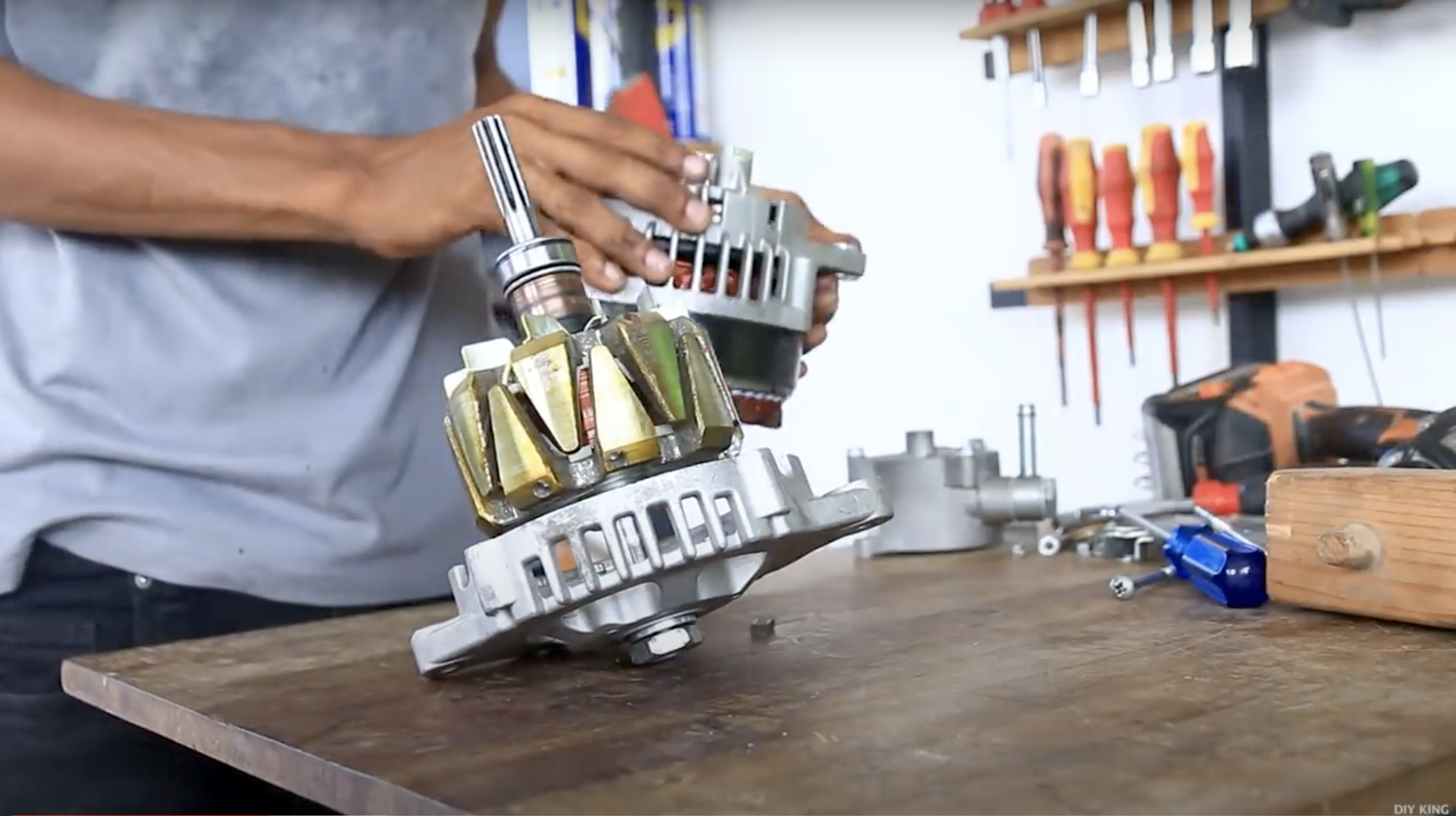 DIY Wind Turbine Using Car Alternator 9 Steps (with Pictures