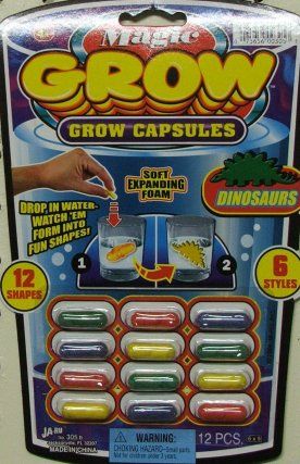 dinosaur grow capsules