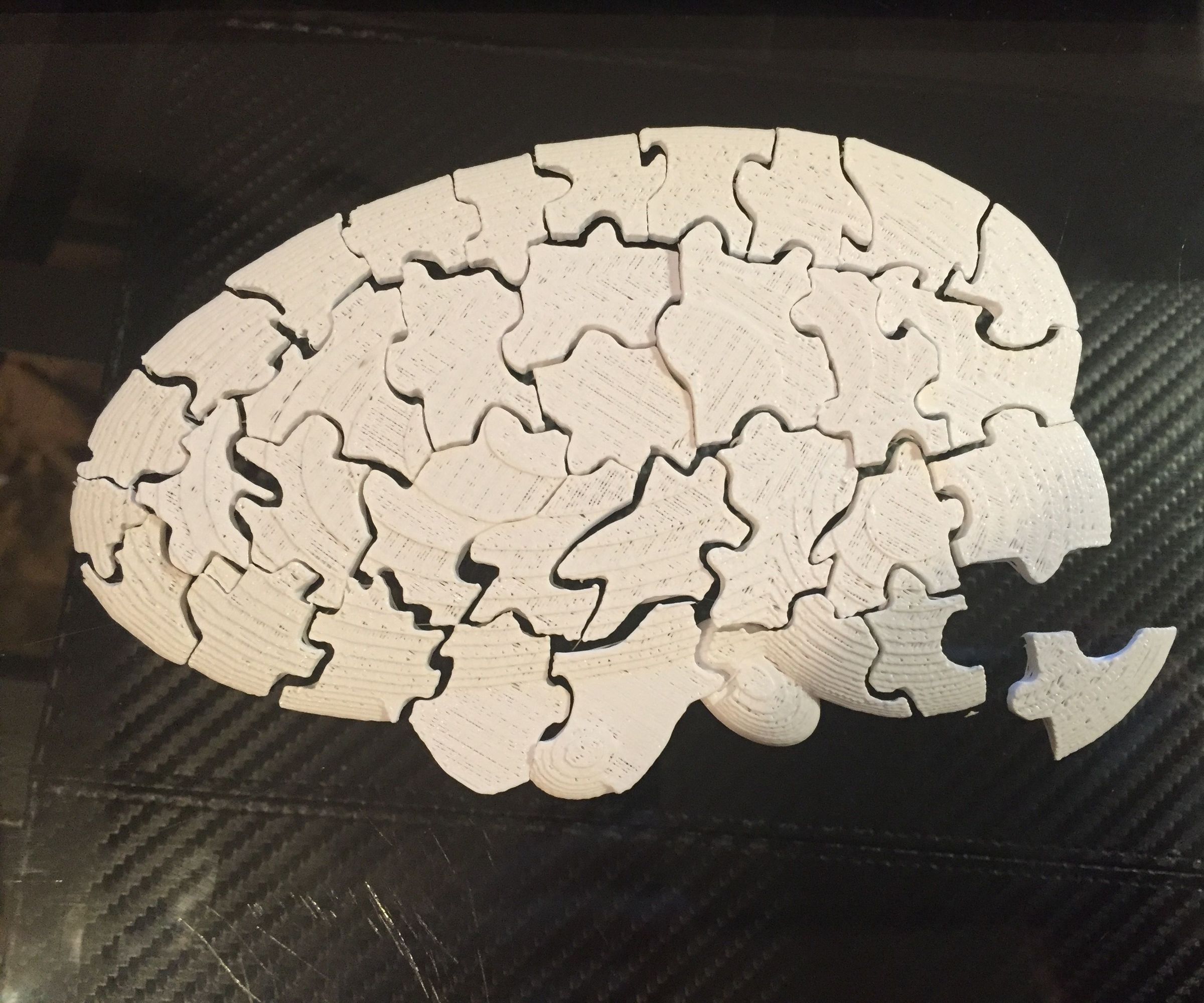 3d brain puzzle and tinkercad cutting DIY Project DIY Project Image