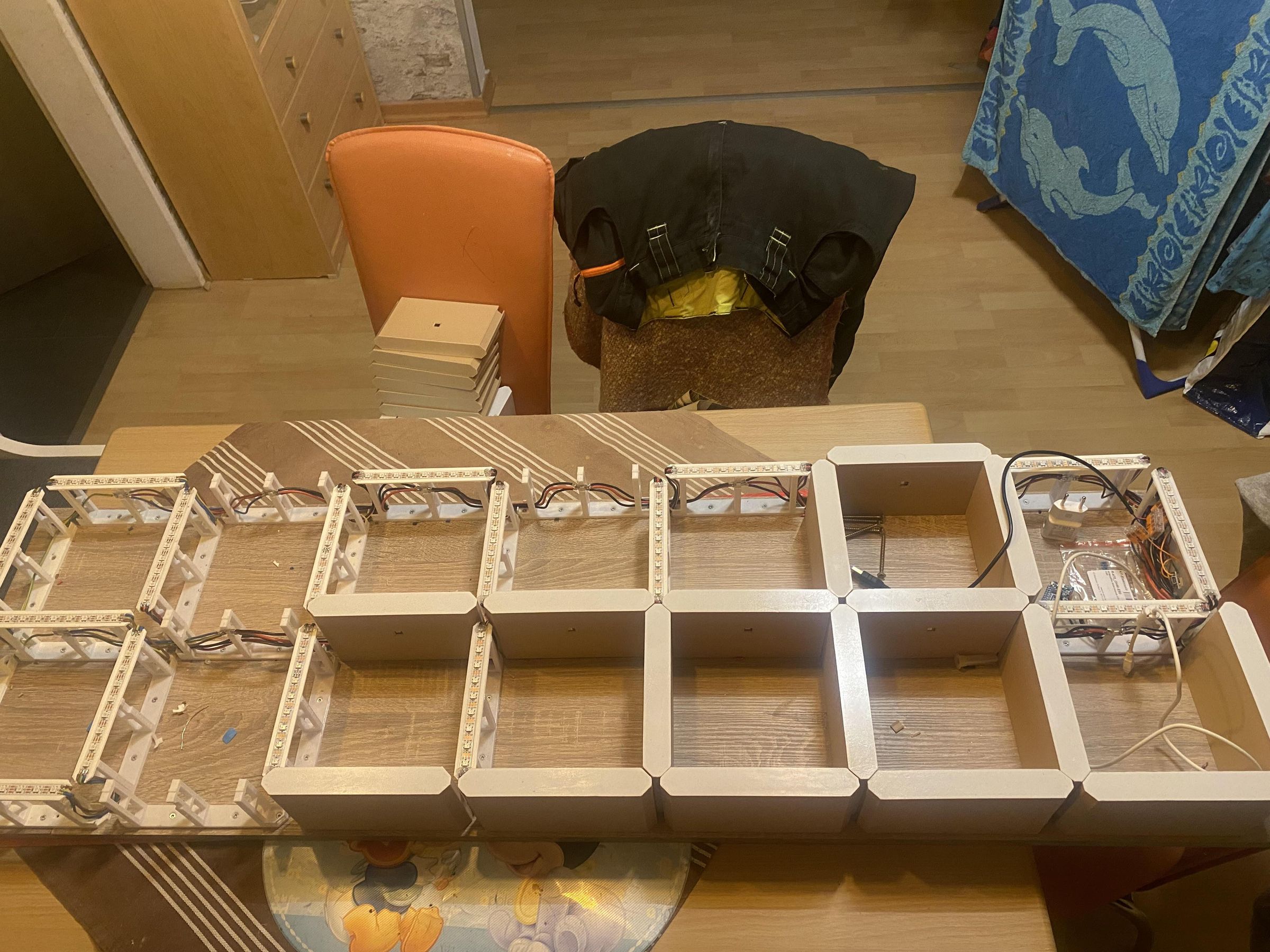 How to Build a Giant Hidden Shelf Edge Clock 27 Steps (with Pictures