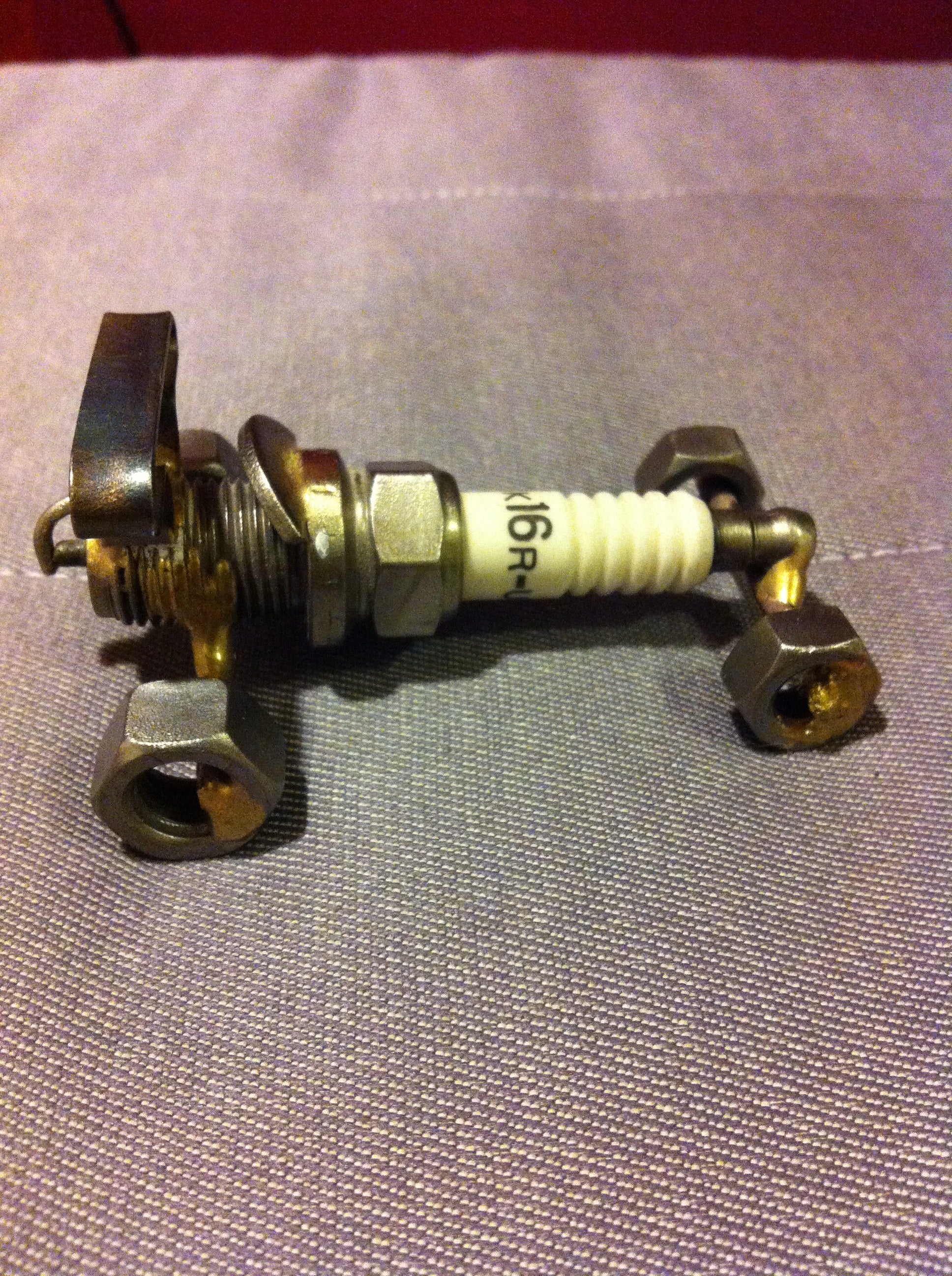 Spark Plug Car 3 Steps Instructables