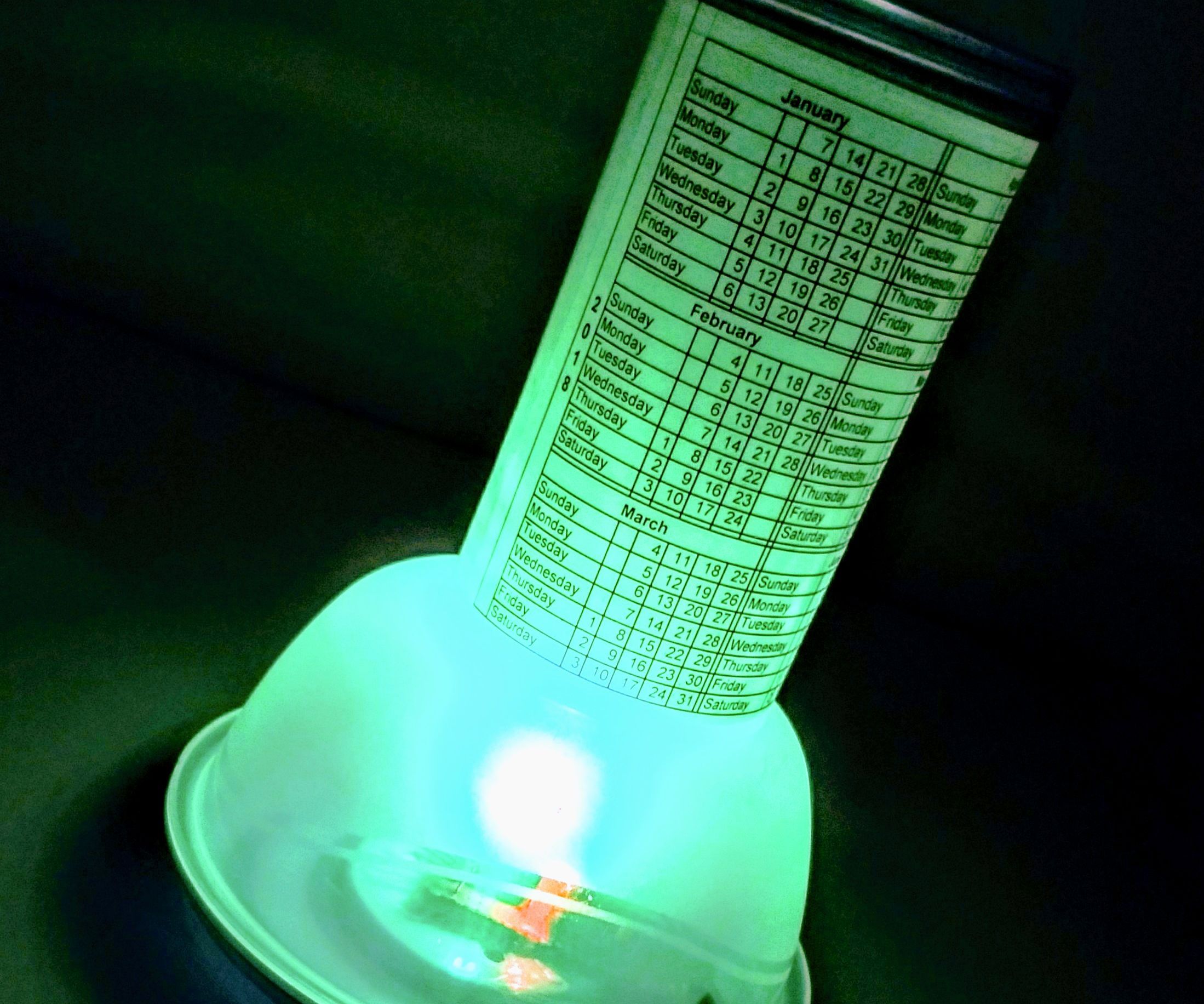 diy lighting calendar - homemade gift DIY Project DIY Project Image