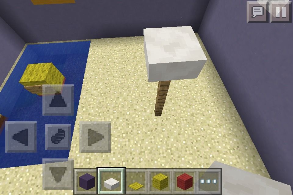 Minecraft Umbrella And Beach Chair 11 Steps Instructables