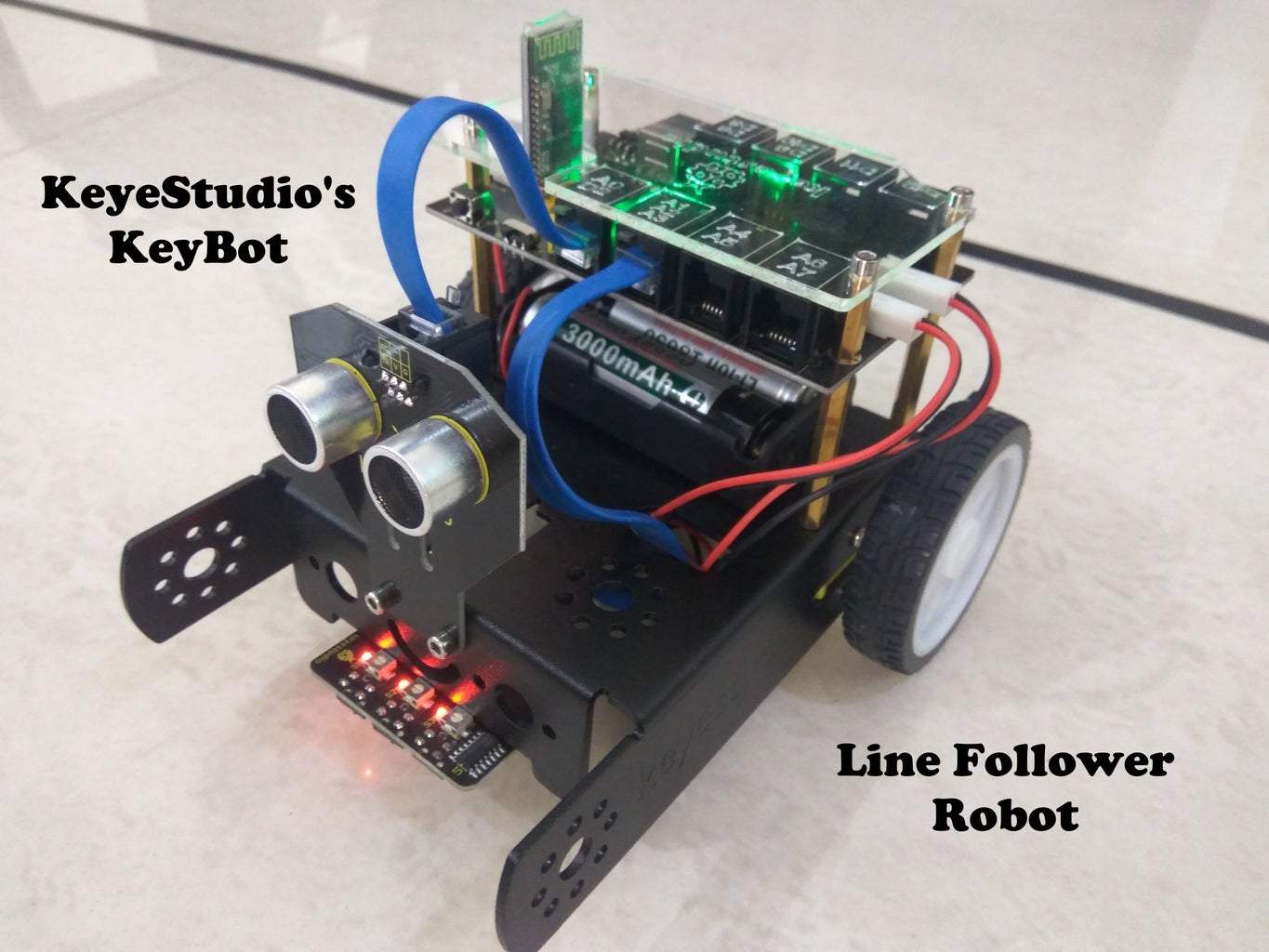 Simple Line Follower Robot : 3 Steps - Instructables