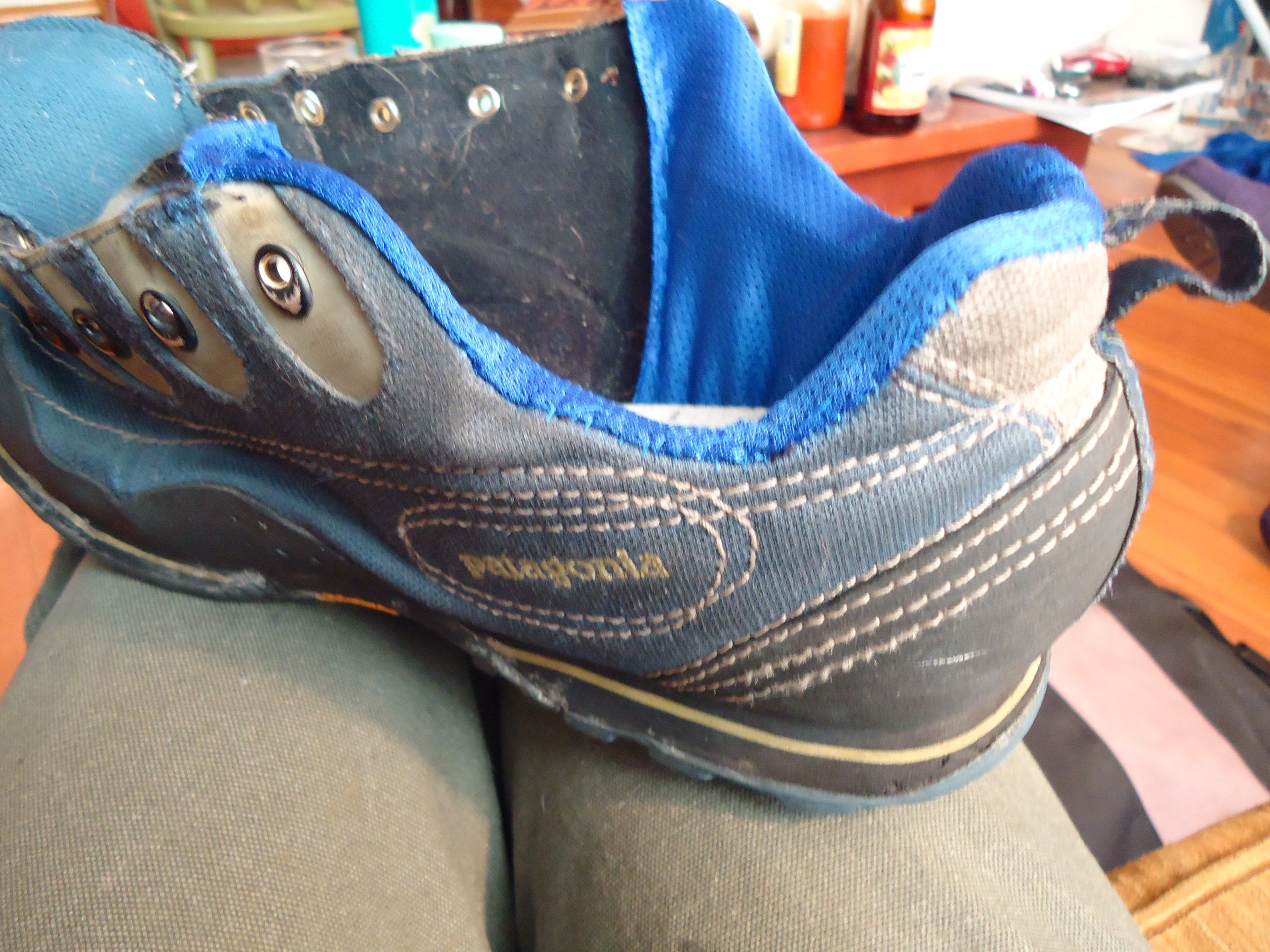 Tennis Shoe Repair Torn Heel Linings 8 Steps Instructables