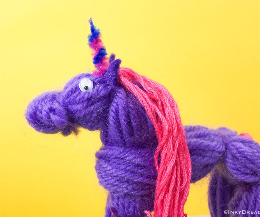 Mini Yarn Unicorn (or Horse) 14 Steps (with Pictures) Instructables
