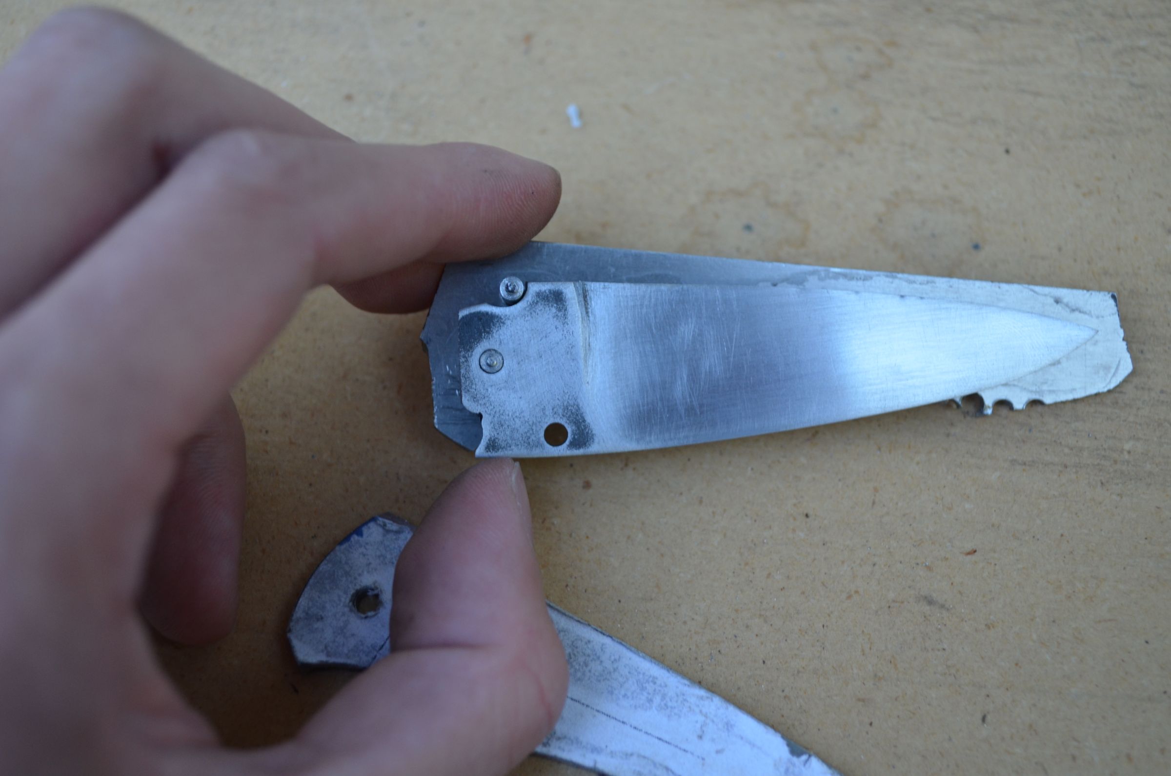 How to Make a Liner Lock Folding Knife 14 Steps (with Pictures
