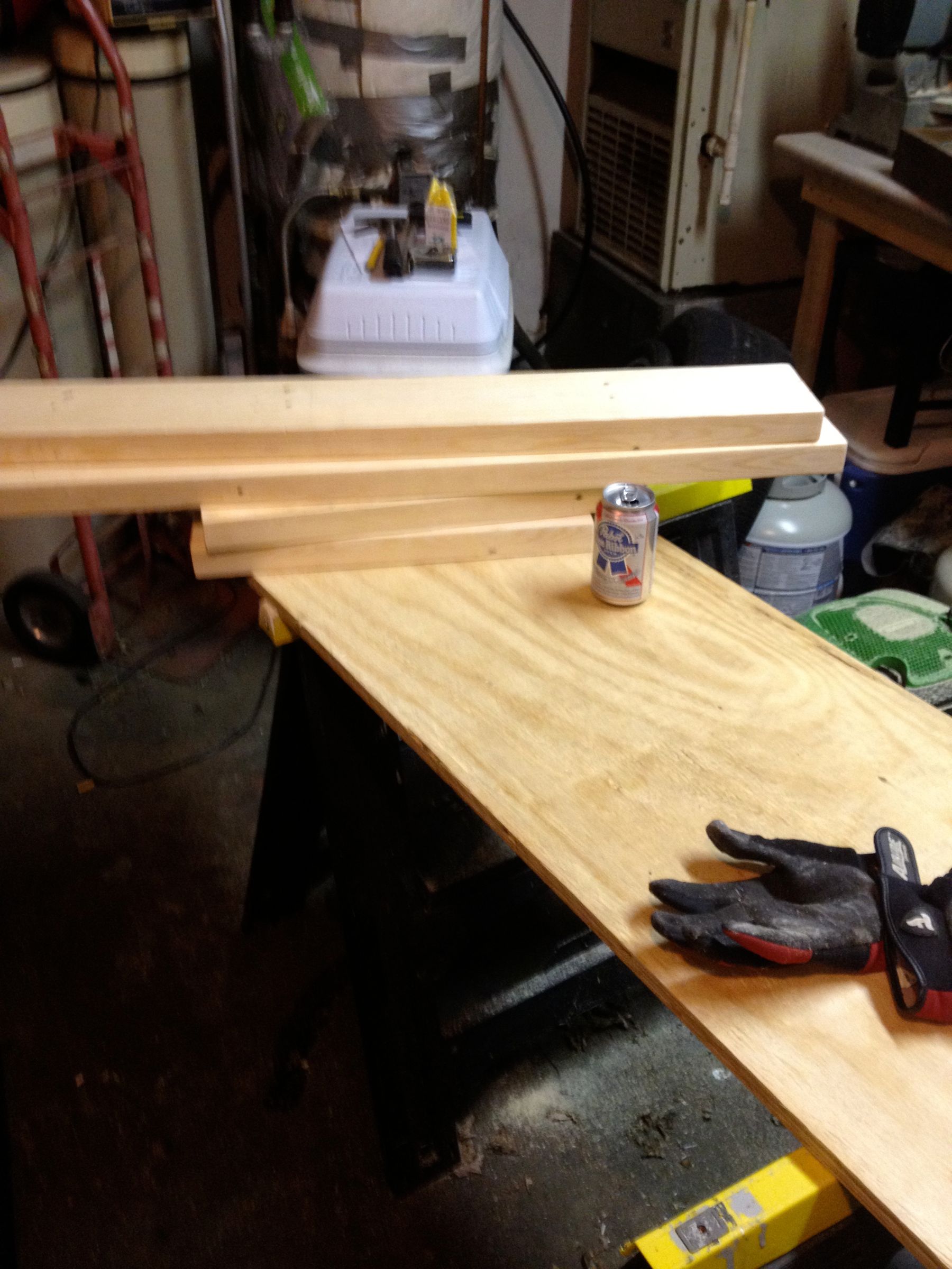 Chest Freezer Kegerator/Keezer and Building Cornhole Boards in the