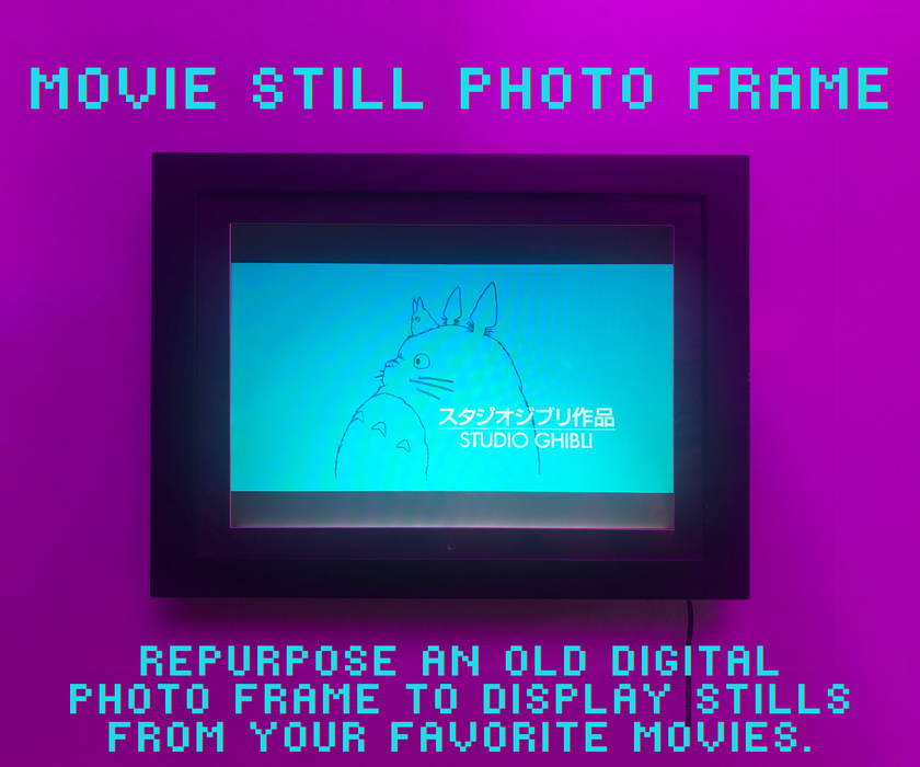 vid2frame (Movie Still Photo Frame) | Hackaday.io