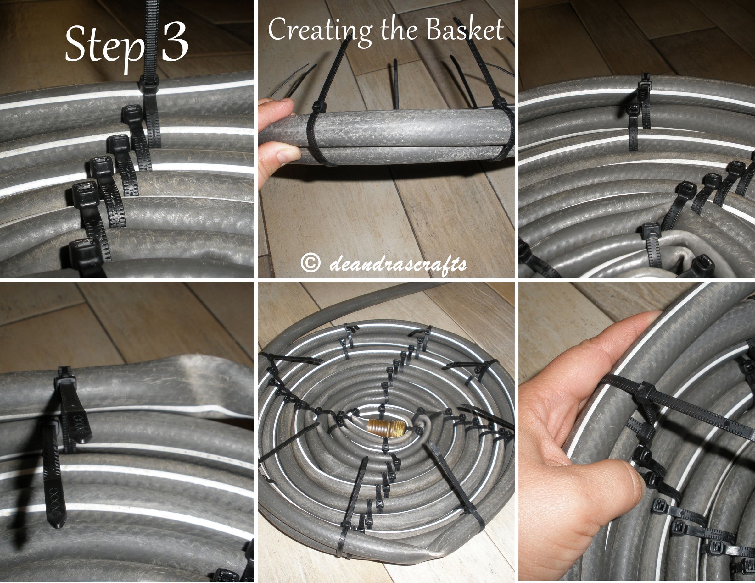 Recycled Garden Hose Basket Instructables