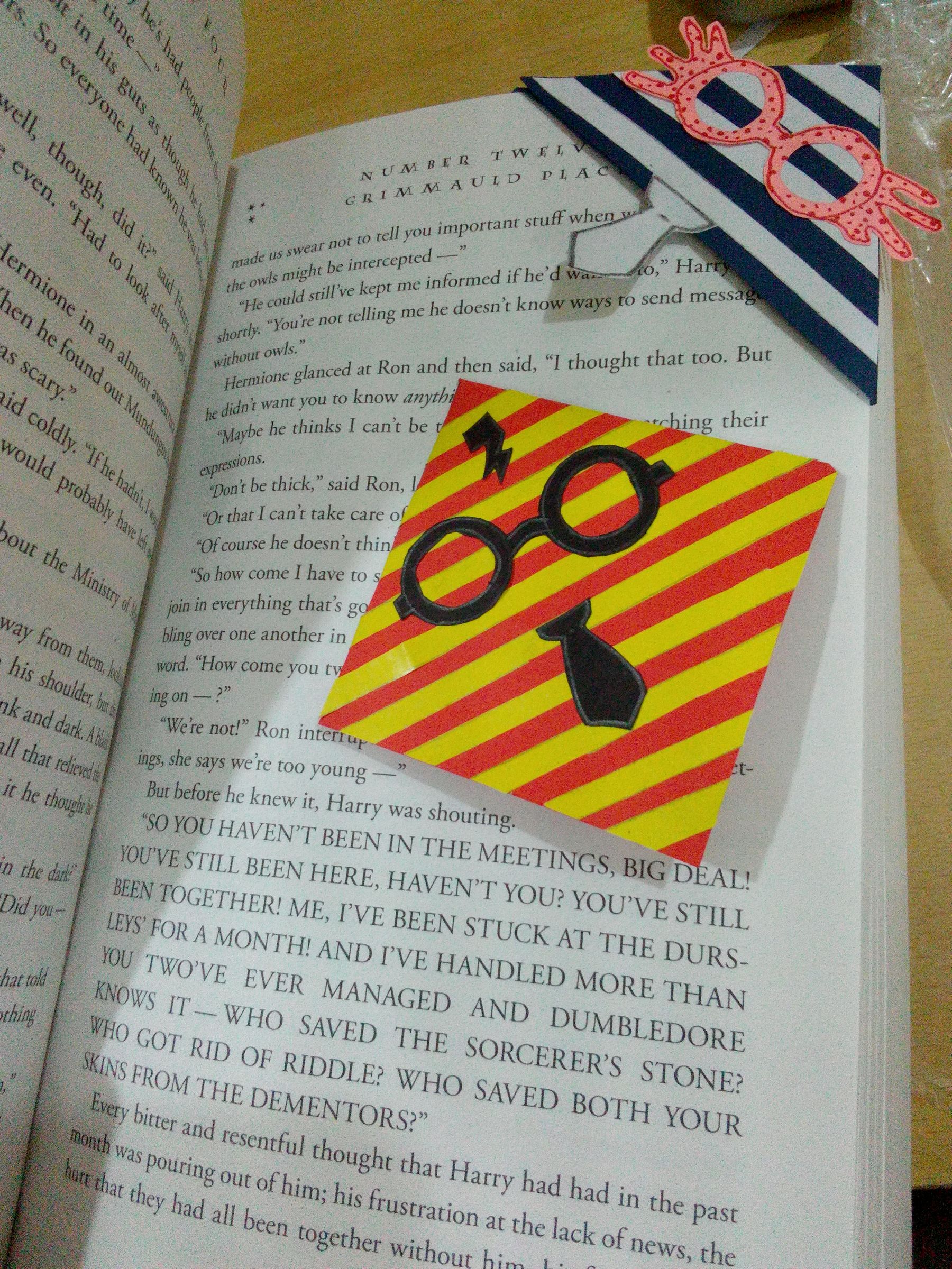 Harry Potter Corner Bookmark 5 Steps (with Pictures) Instructables