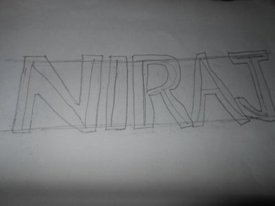 How To Drawing 3d Your Names 5 Steps Instructables How To Drawing 3d Your Names 5 Steps Instructables