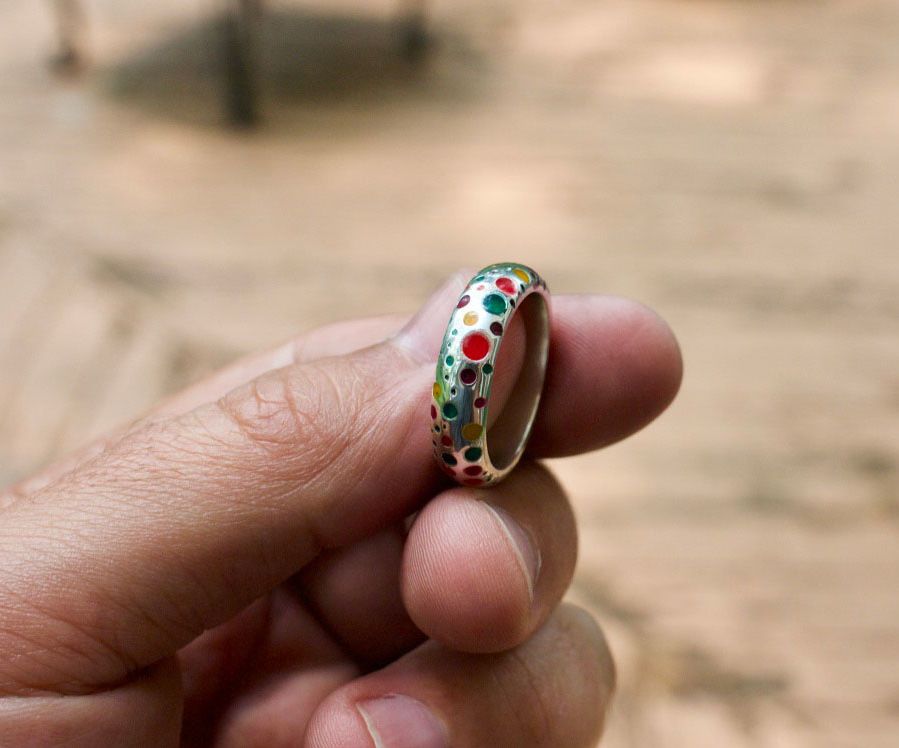 Rainbow Ring / Regnboga Hringur