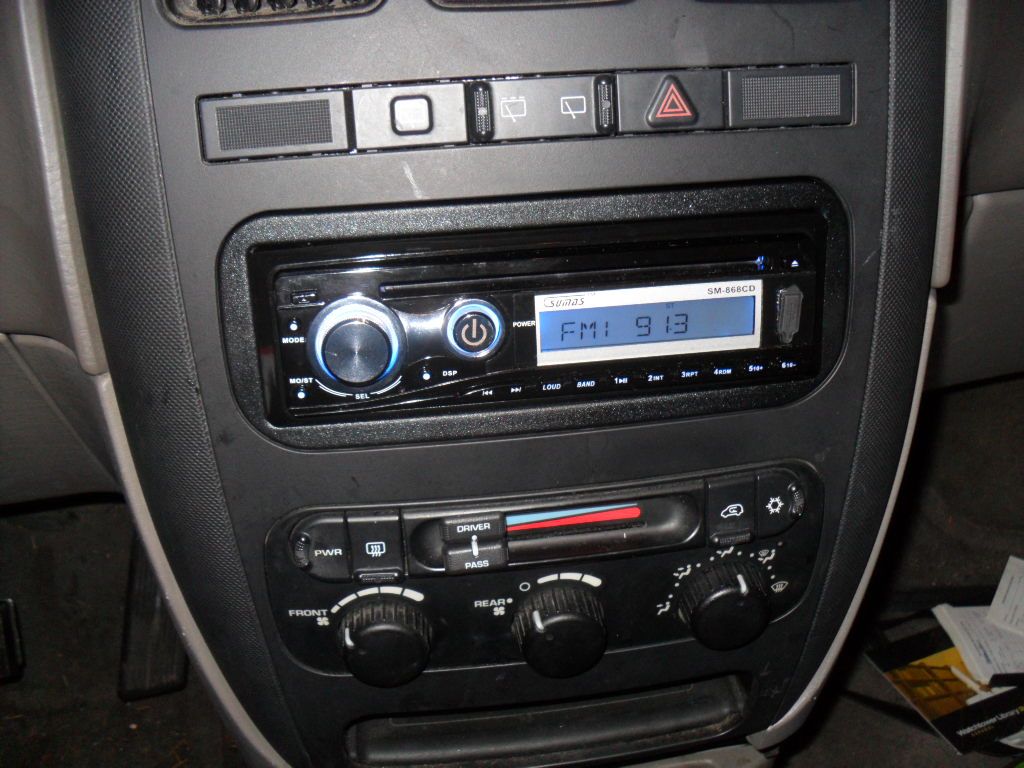 Installation Of An Aftermarket Stereo In A 2001 Dodge Grand Caravan 3 Steps Instructables