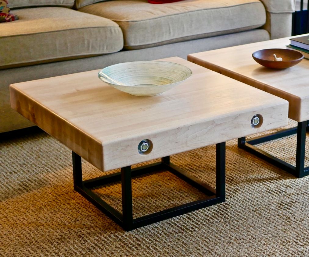 Modern Maple and Steel Coffee Table How to Build 21 Steps (with