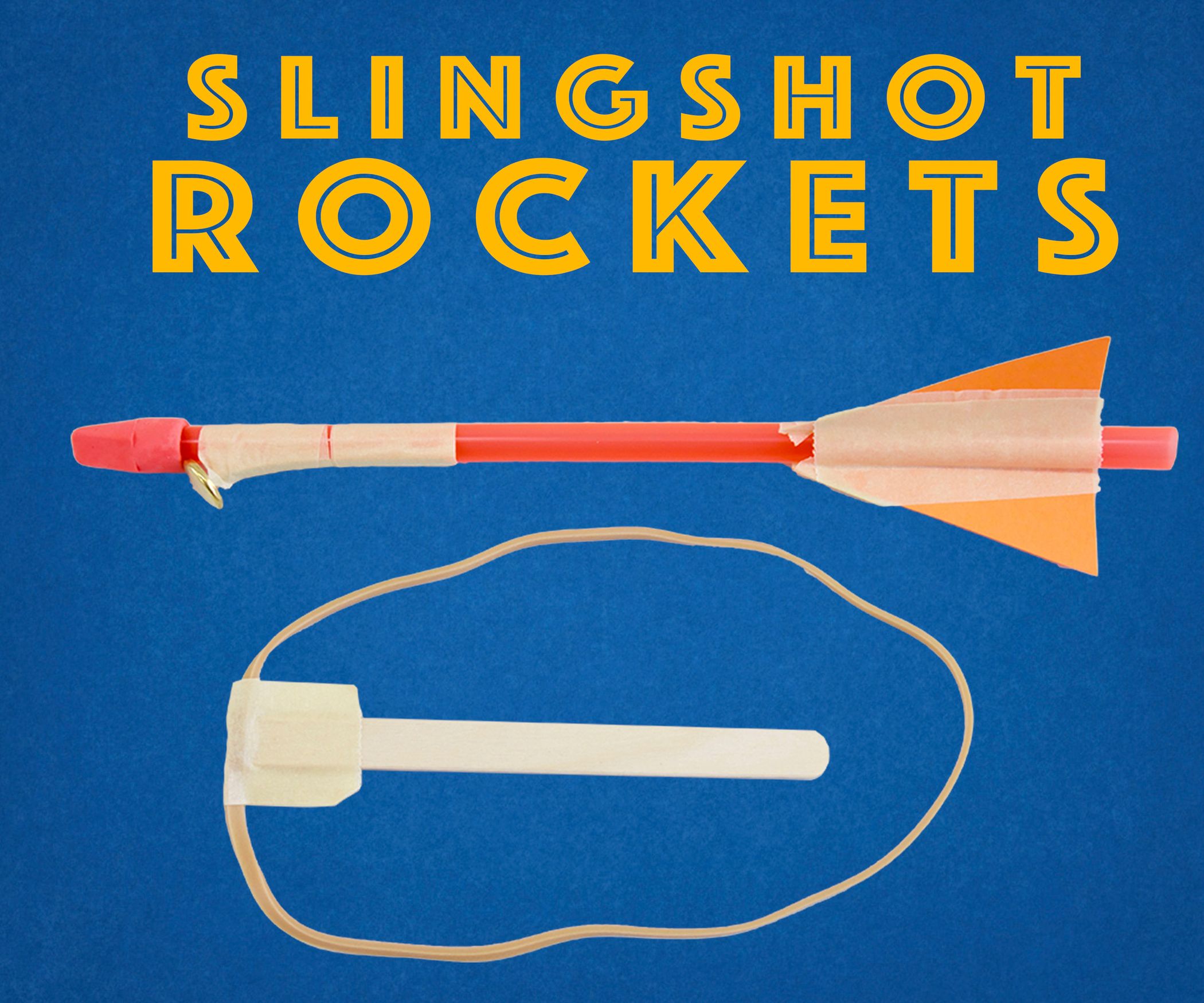 Slingshot Straw Rockets Engineering Projects for Kids (with Pictures