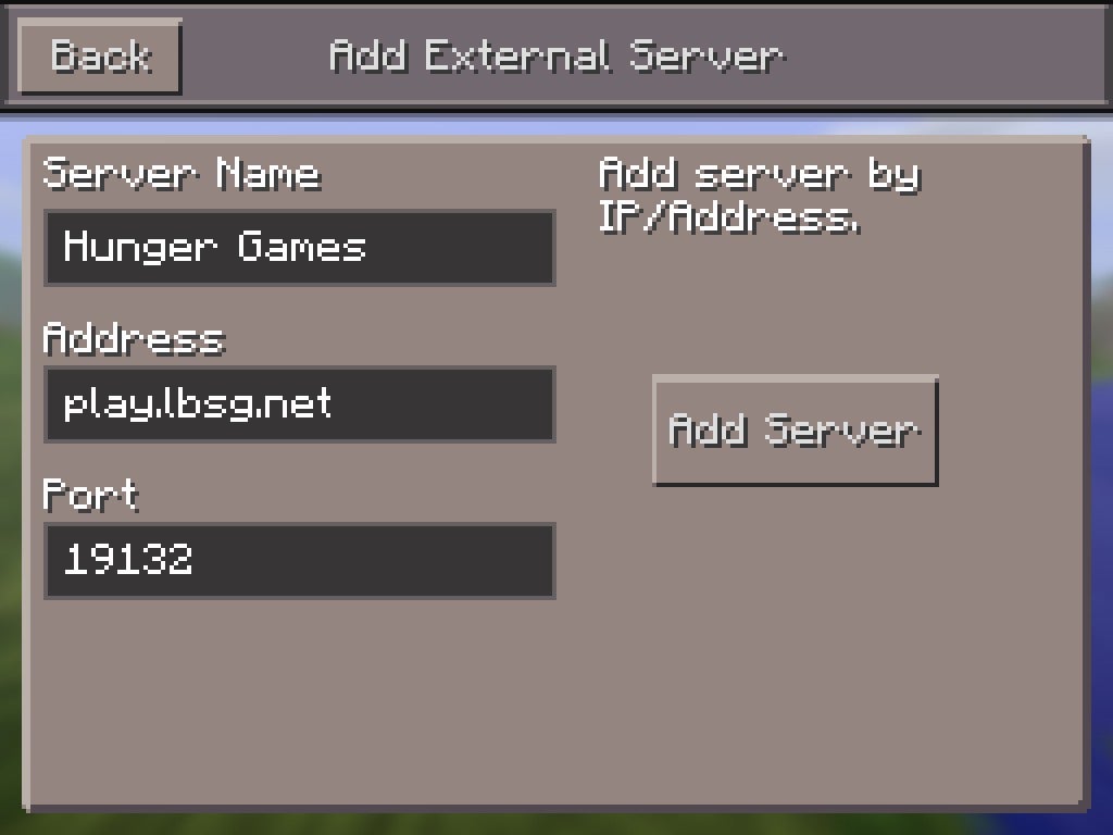 Minecraft Pe Hunger Games 3 Steps Instructables