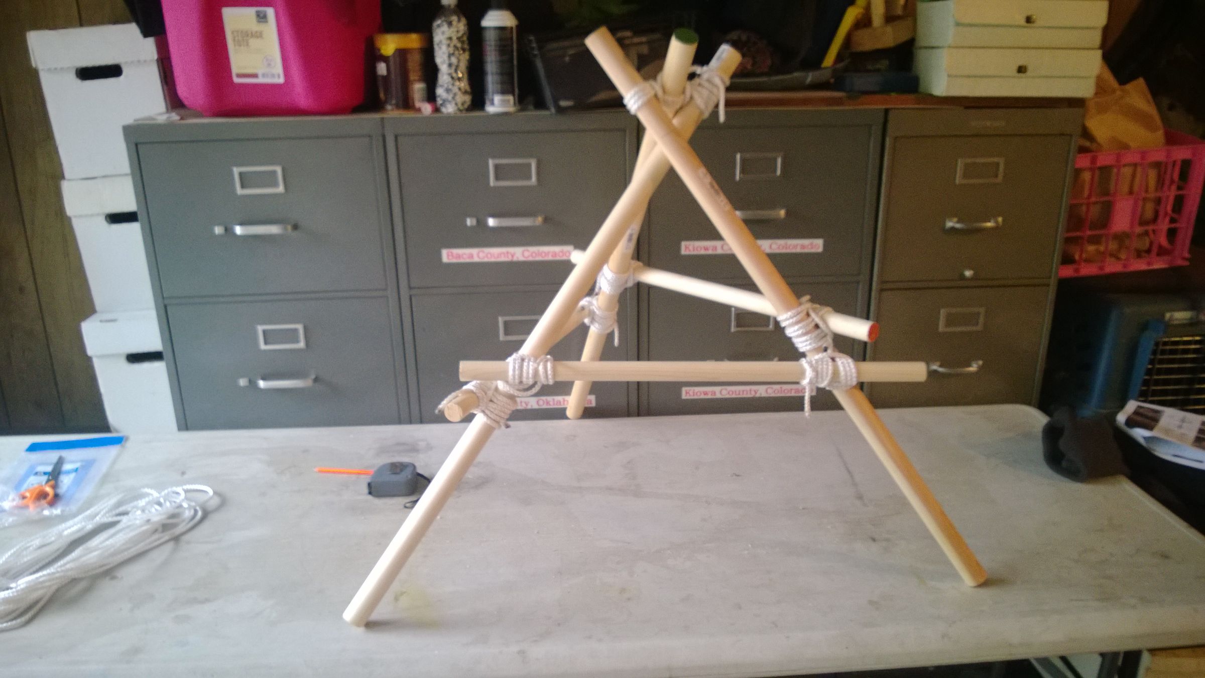 How to Build a Wilderness Survival Tripod 5 Steps Instructables