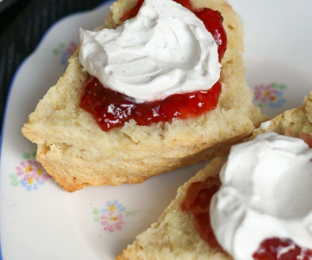 Vegan Scones With Whipped Coconut Cream