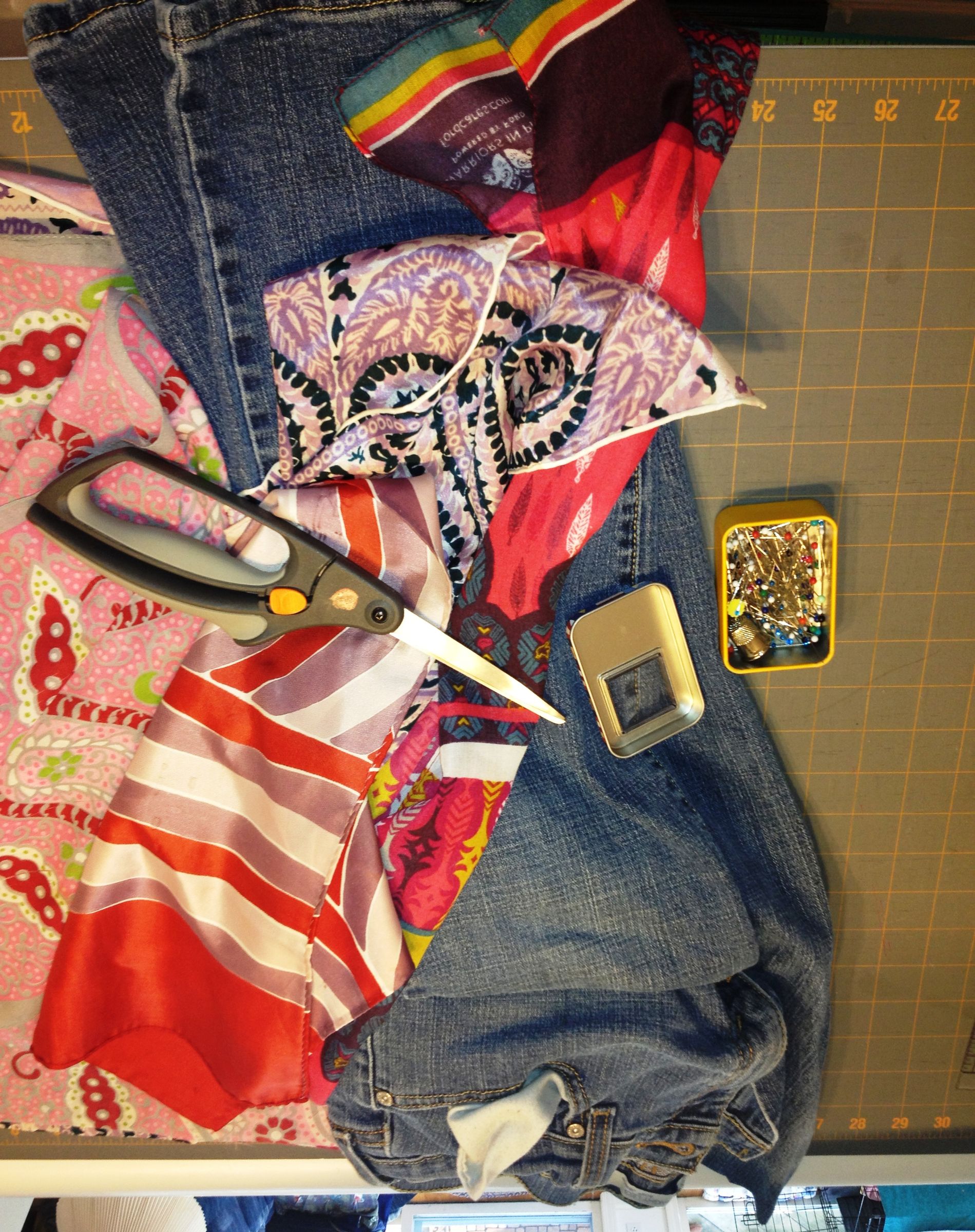 How to Make an Upcycled Scarf Skirt 6 Steps Instructables