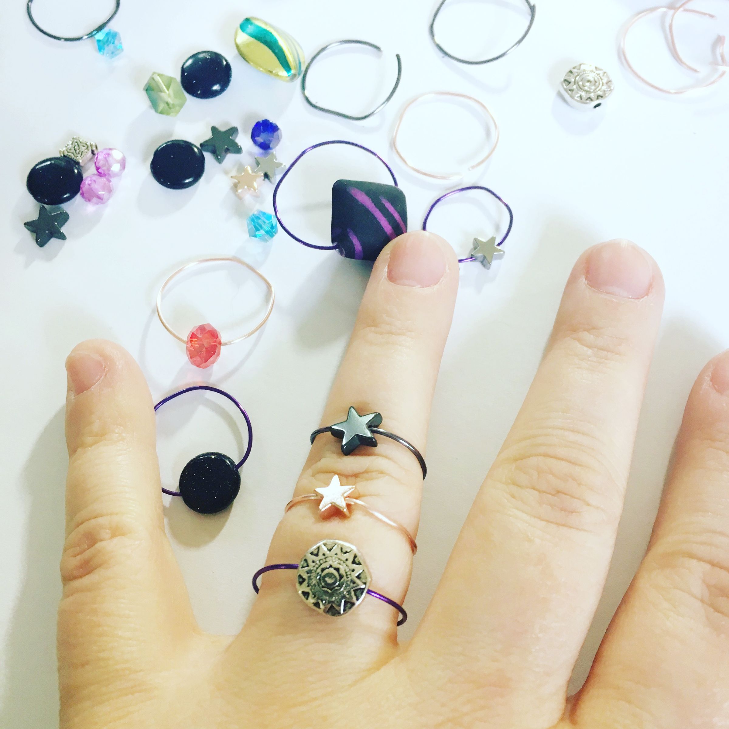 Simple Wire & Bead Rings 5 Steps (with Pictures) Instructables