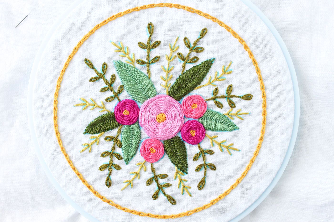 Floral Stitch Sampler + Free Pattern : 10 Steps (with Pictures ...