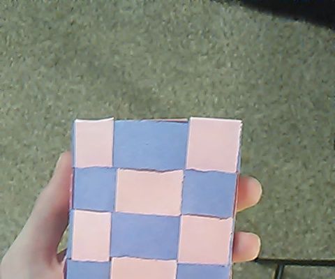 weaved paper container DIY Project DIY Project Image