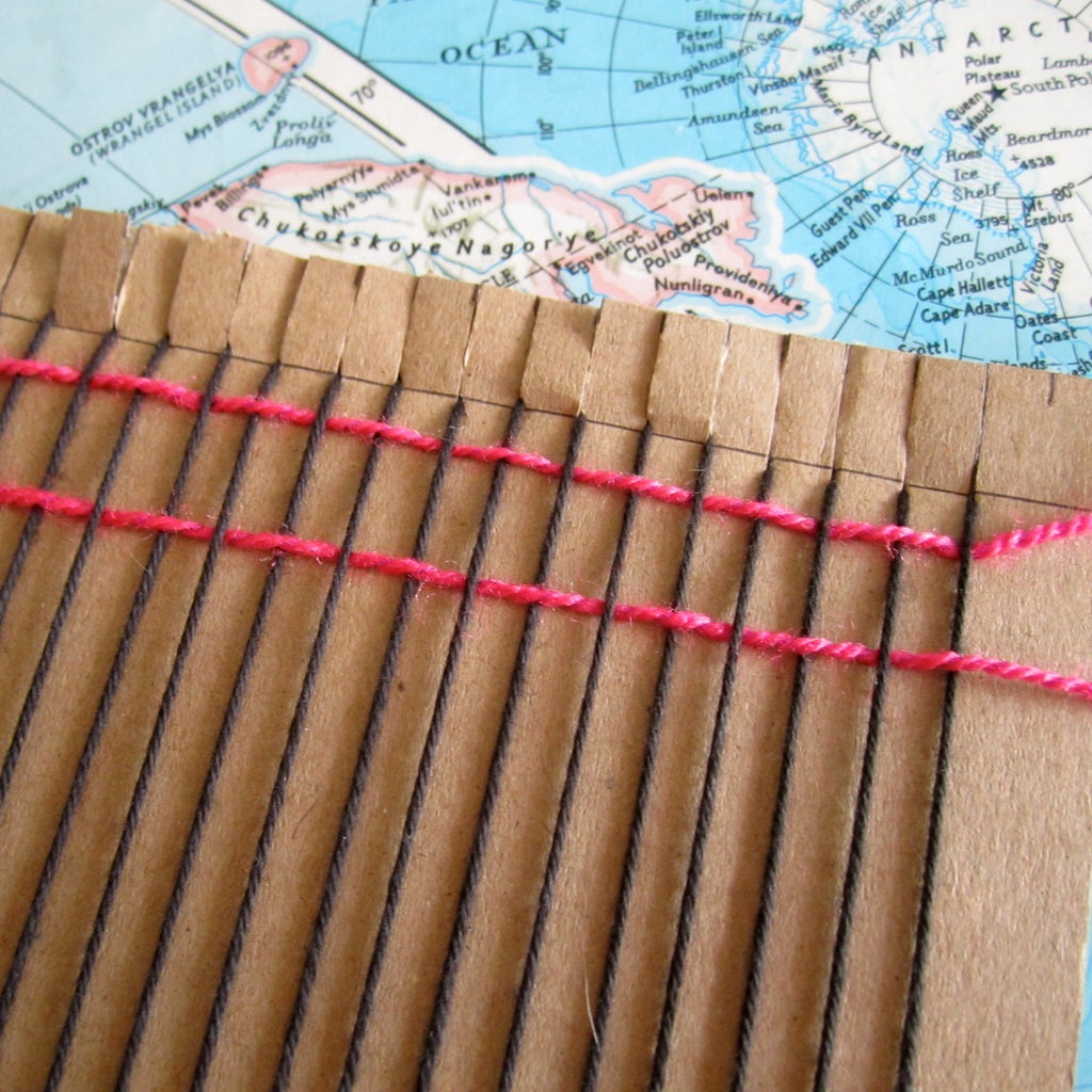 How To Weave On A Cardboard Loom 9 Steps with Pictures Instructables how-to-weave-on-a-cardboard-loom-9-steps-with-pictures-instructables