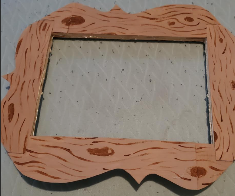 Paper Wood Frame 4 Steps Instructables