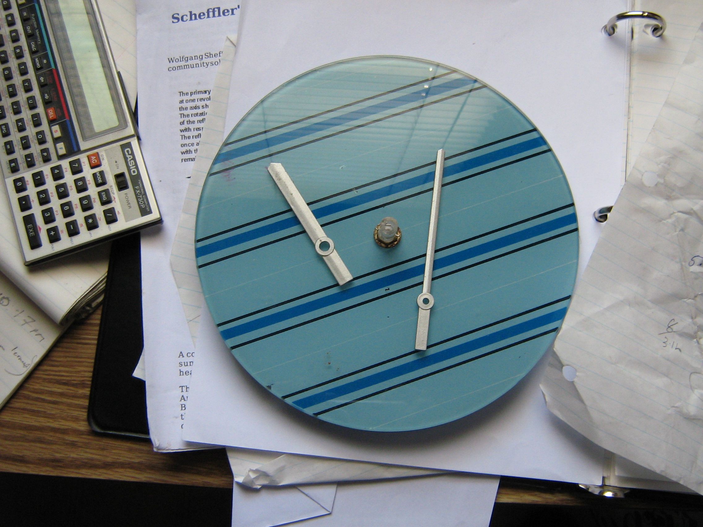 Adapt a Clock Today! Cheap Trackers Boost Solar Panel and Solar Cooker