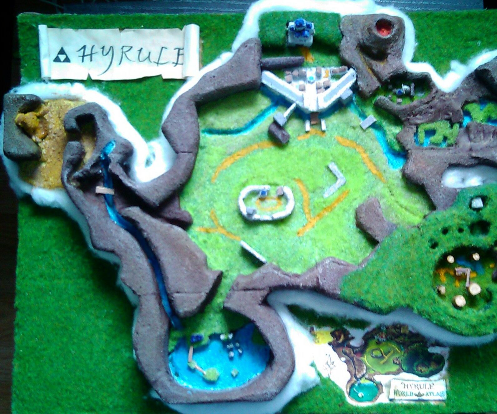 zelda ocarina of time hyrule world map diorama DIY Project DIY Project Image