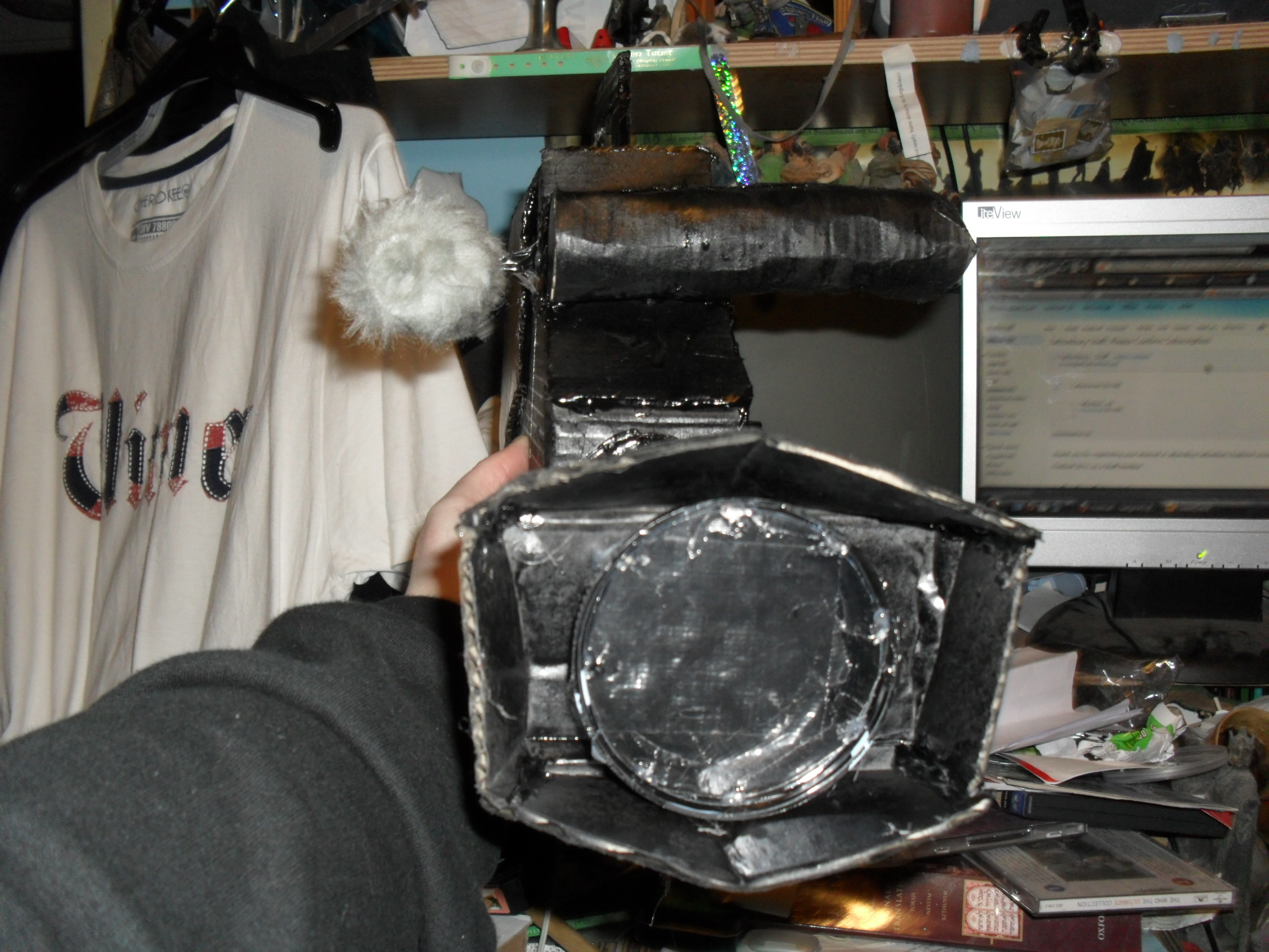 Cardboard Props How to Make a Movie Camera 14 Steps (with Pictures