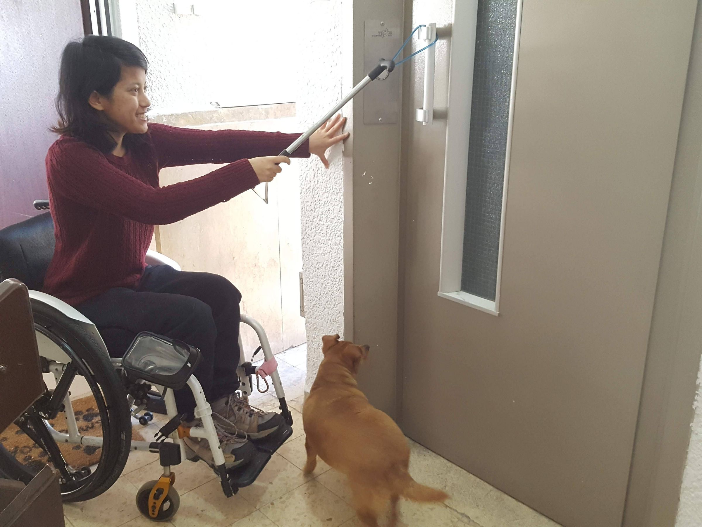 Door Opener and Stopper (originally for People in Wheelchairs) 6 Steps Instructables
