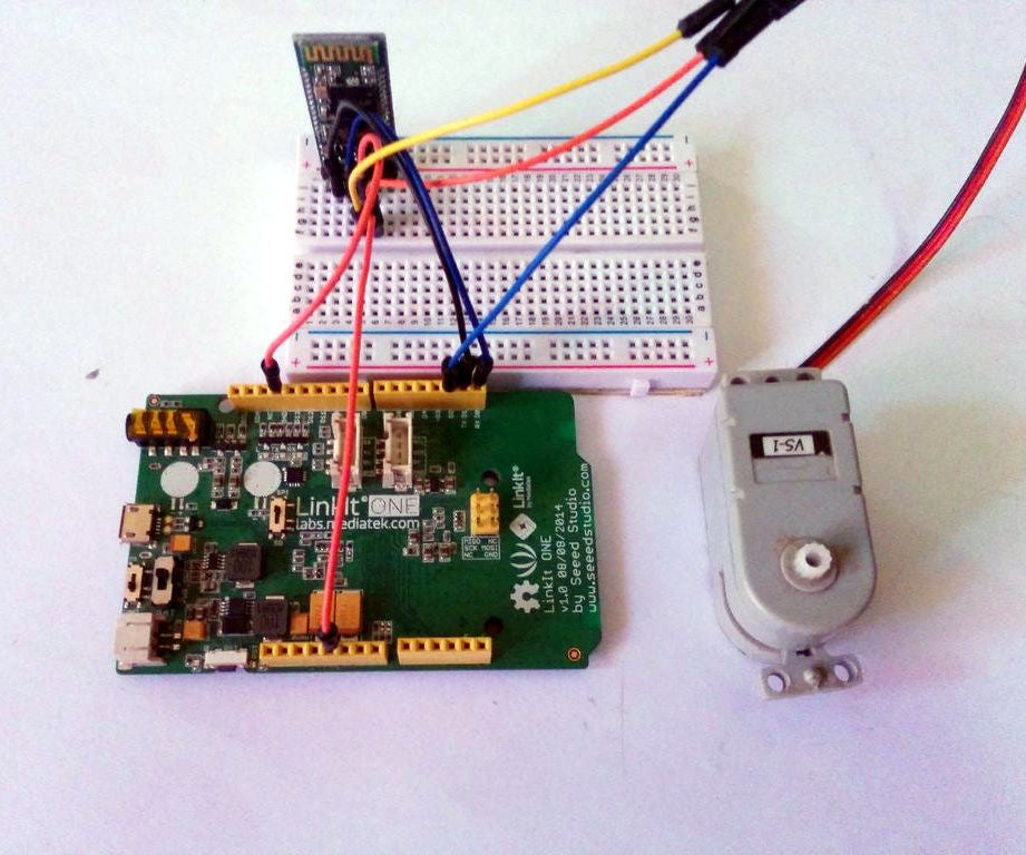 Bluetooth Servo Control 4 Steps Instructables Bluetooth Servo Control 4 Steps Instructables