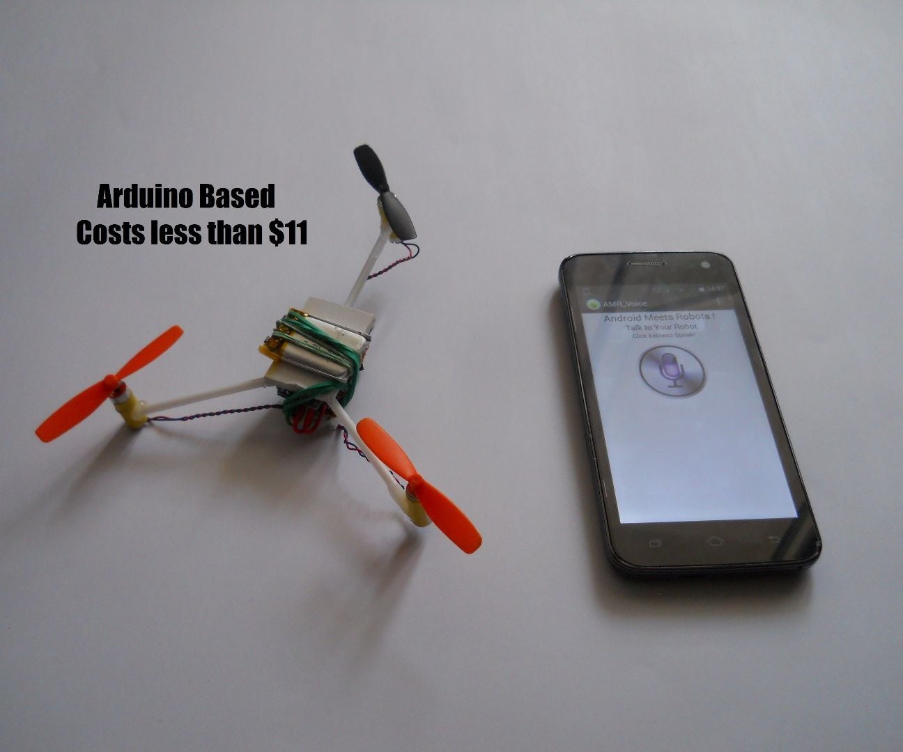 Voice Controlled Arduino Drone 18 Steps With Pictures Instructables