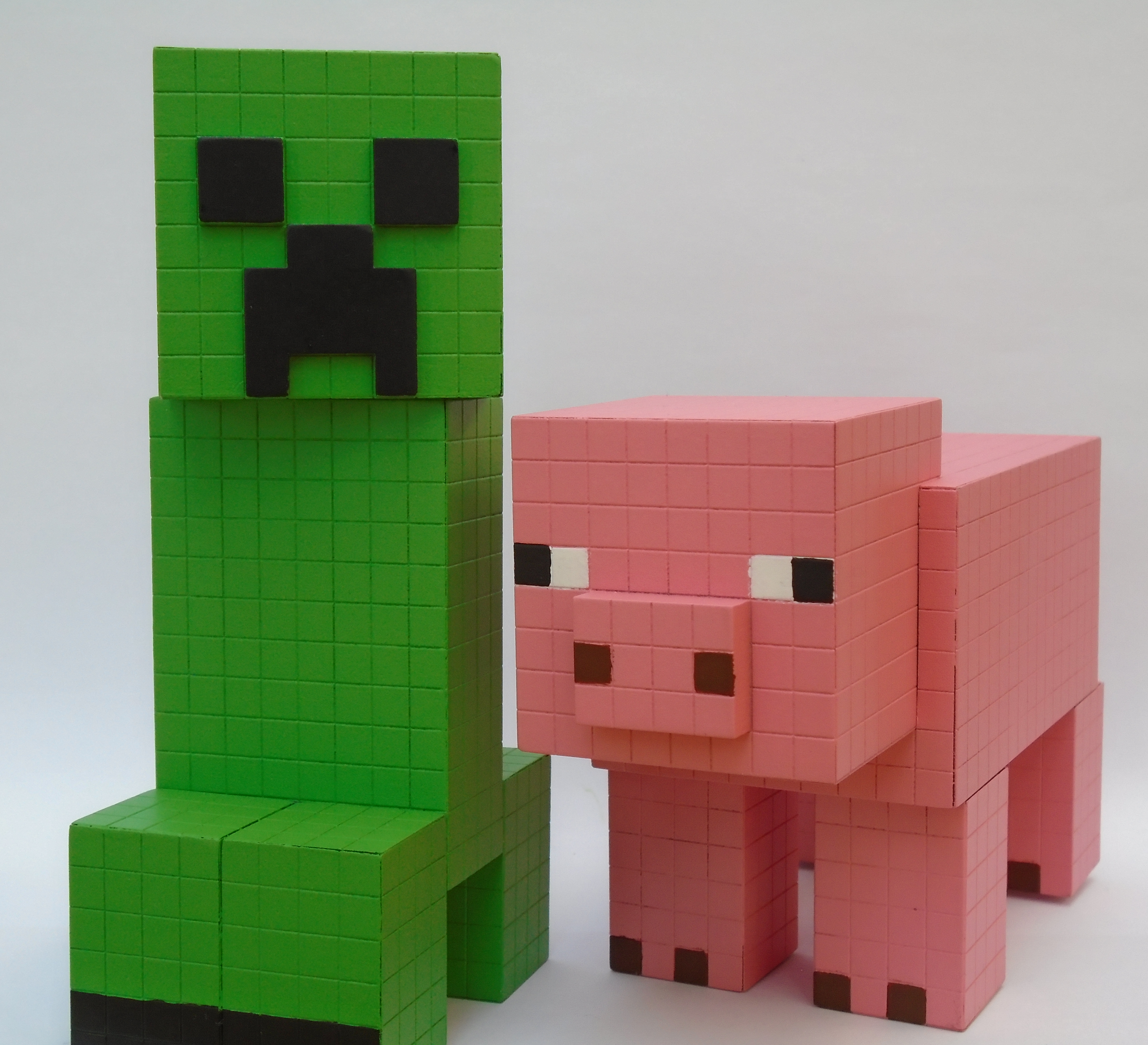 Minecraft Pig & Creeper Models 10 Steps (with Pictures) Instructables