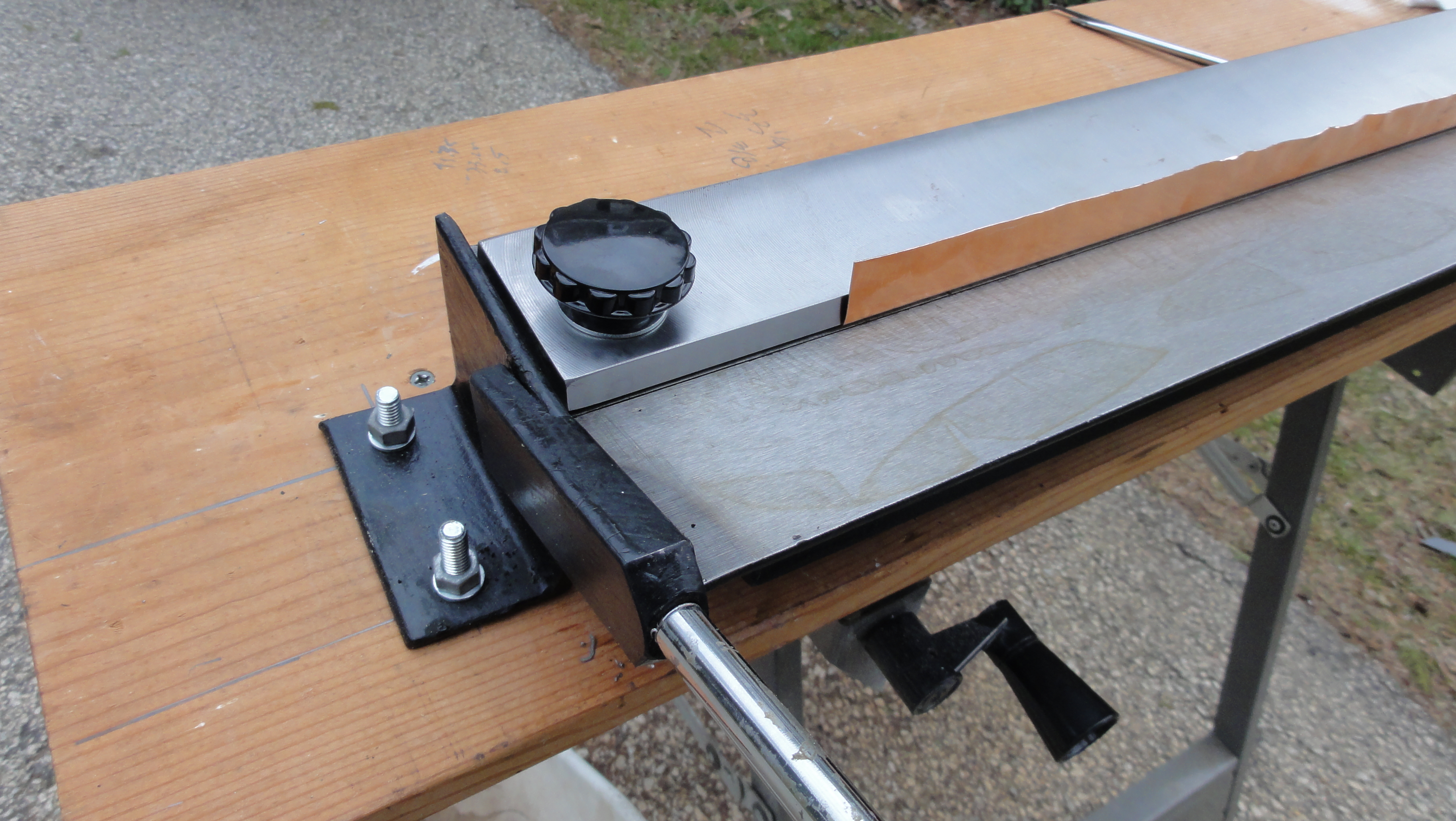 Improved Harbor Freight Metal Bending Brake 4 Steps Instructables